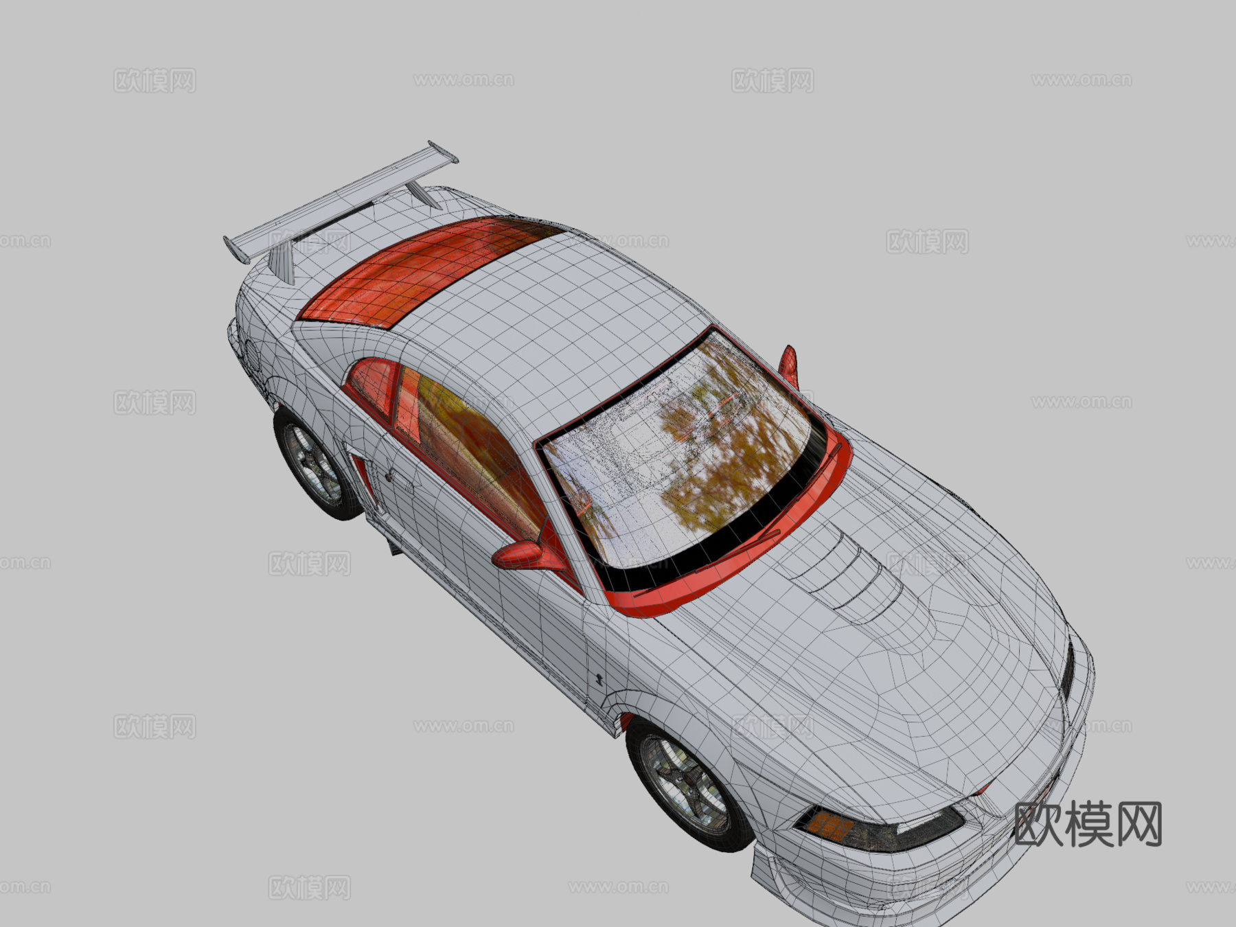 福特 野马 眼镜蛇 R 2000su模型