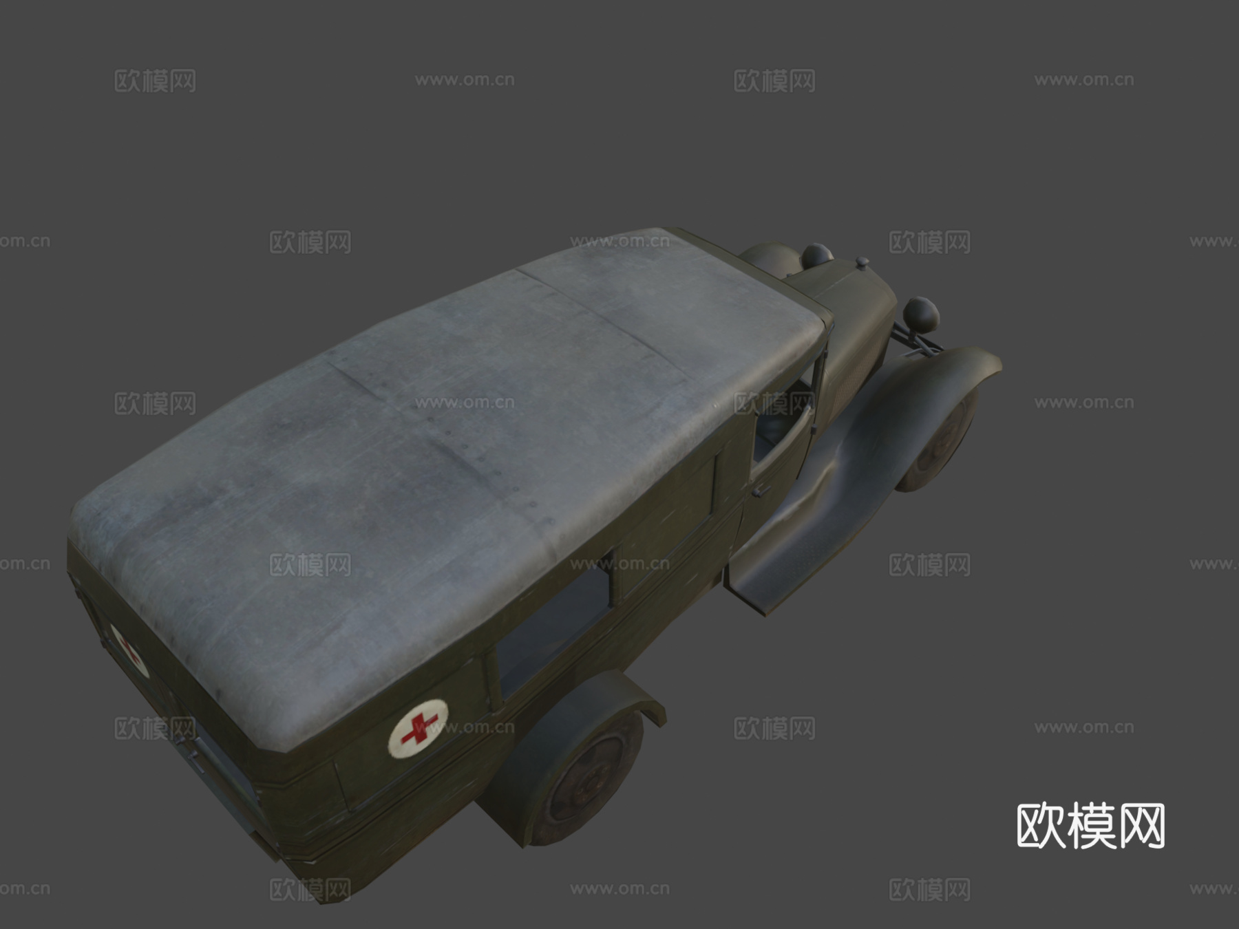 医疗卡车su模型