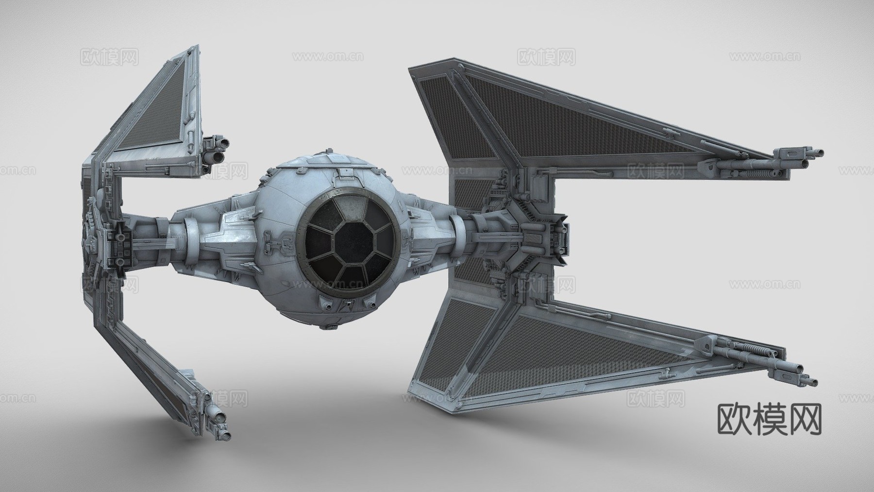 星球大战钛拦截机su模型