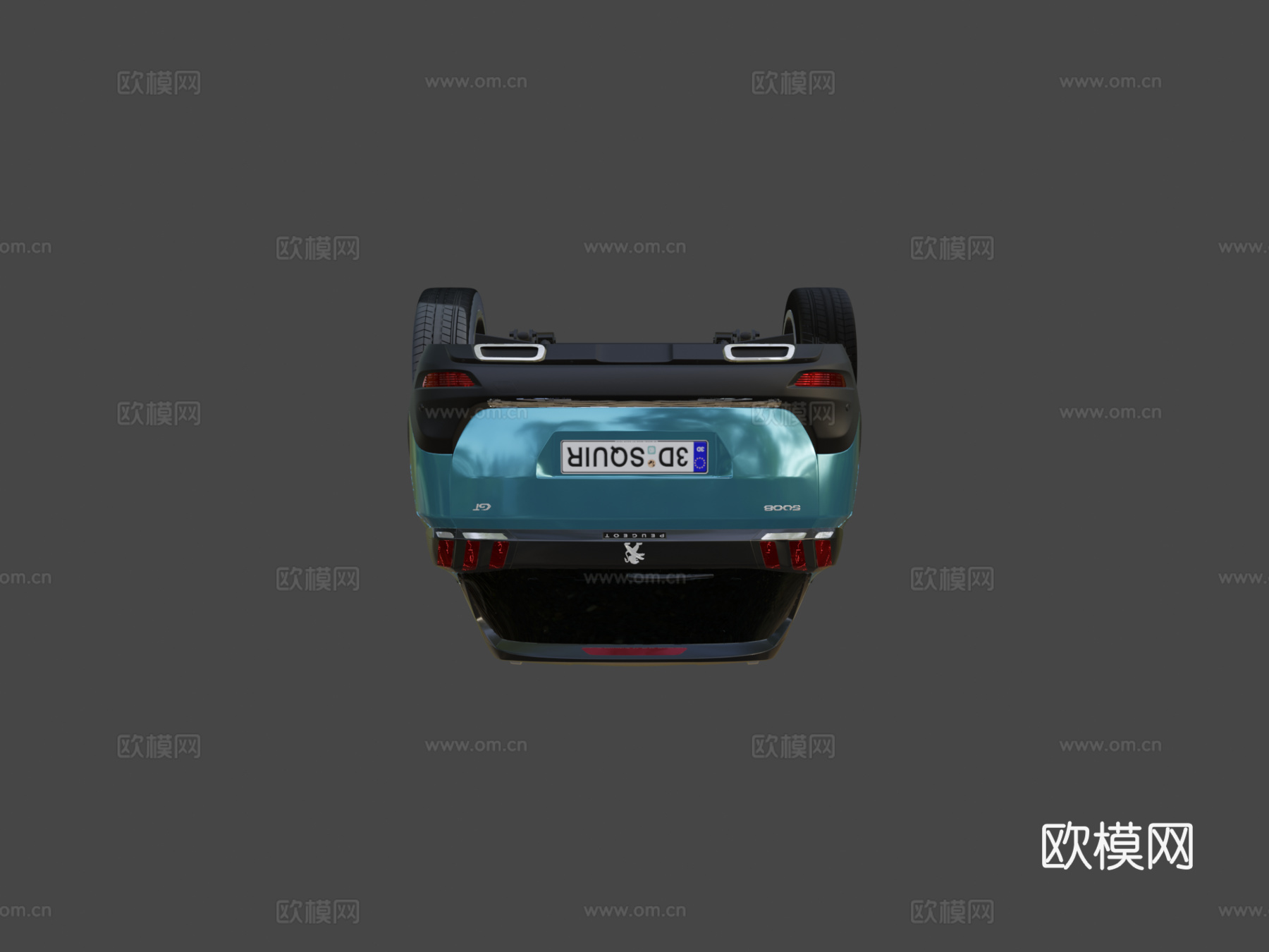 标致5008 2021款su模型