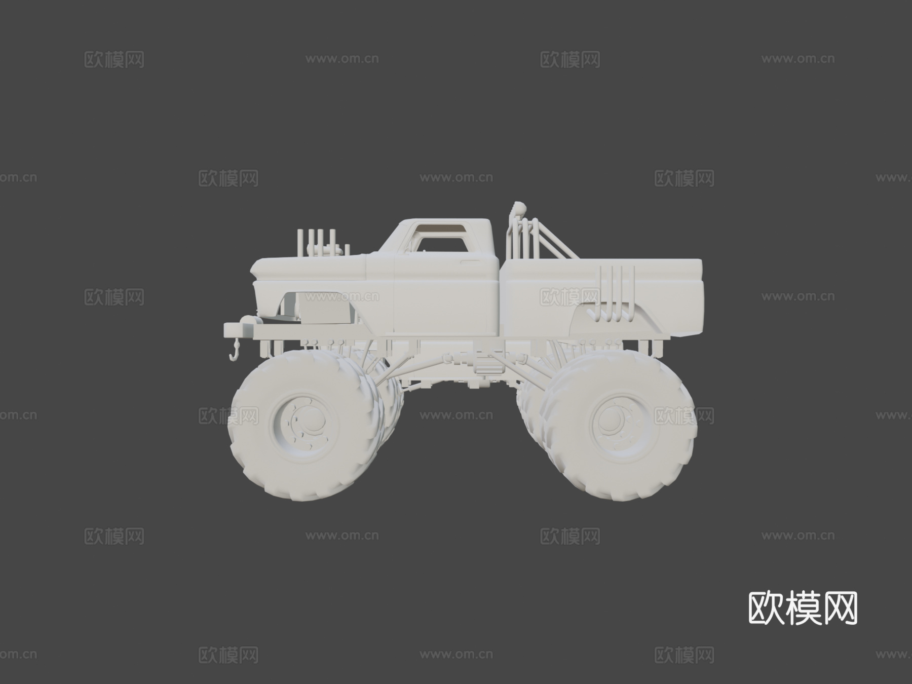 C10怪物卡车与皮卡su模型