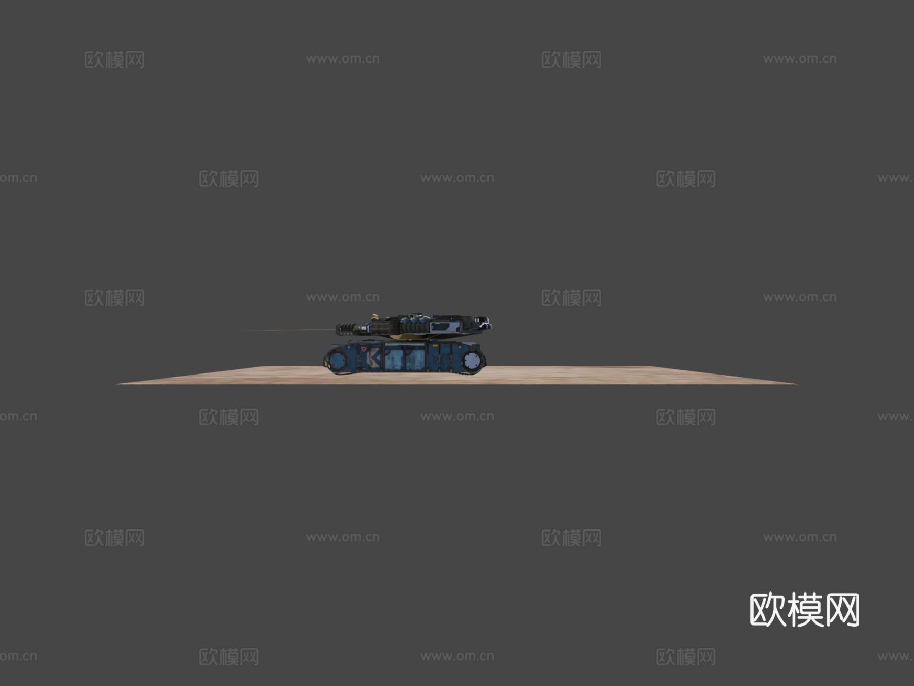 科幻MK3坦克su模型