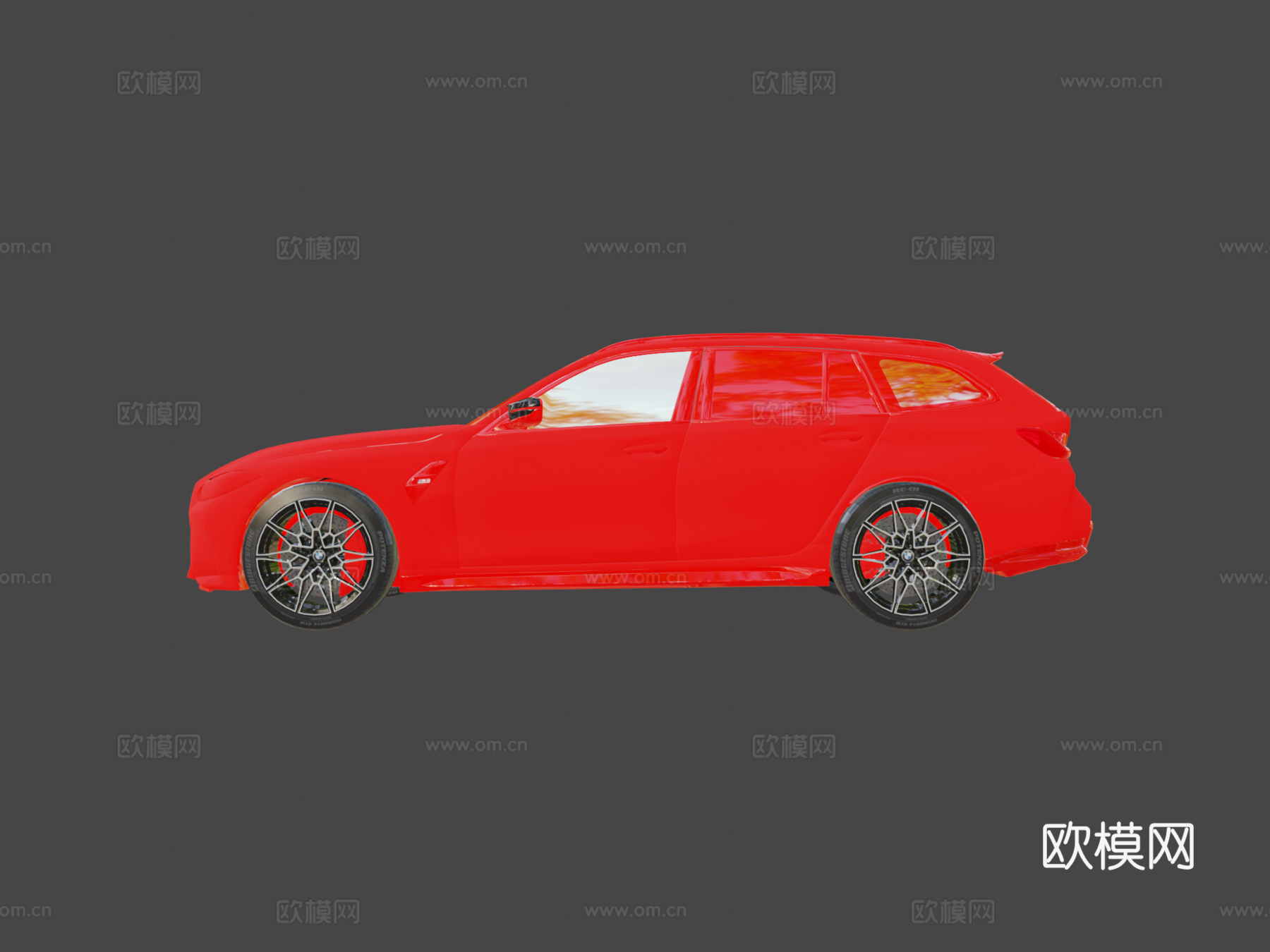 宝马M3竞赛旅行版G81su模型