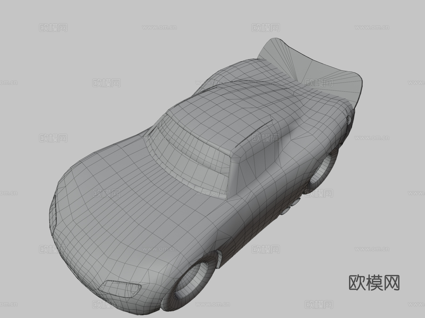 闪电麦昆su模型