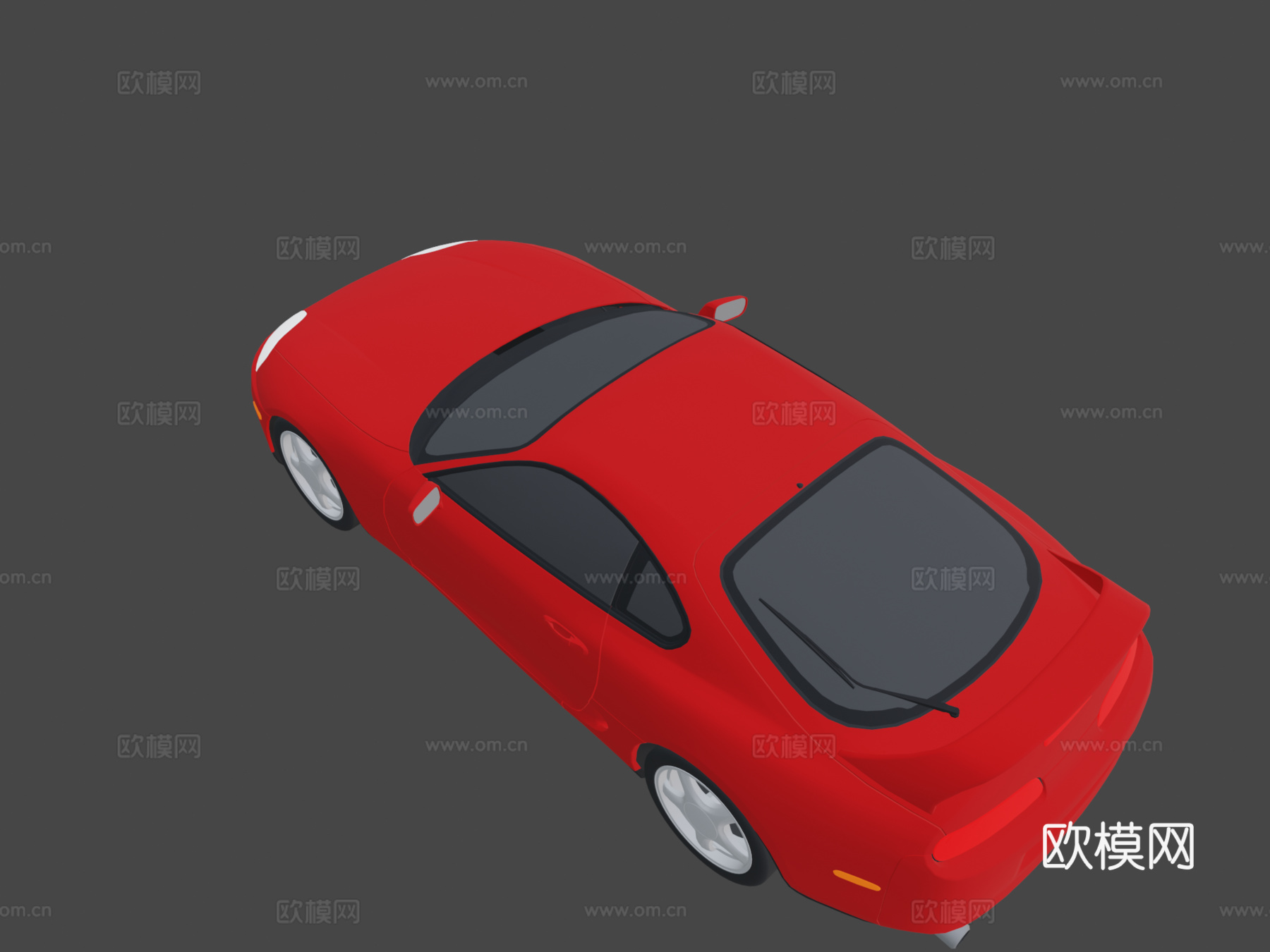 卡通日本丰田Supra MK4su模型