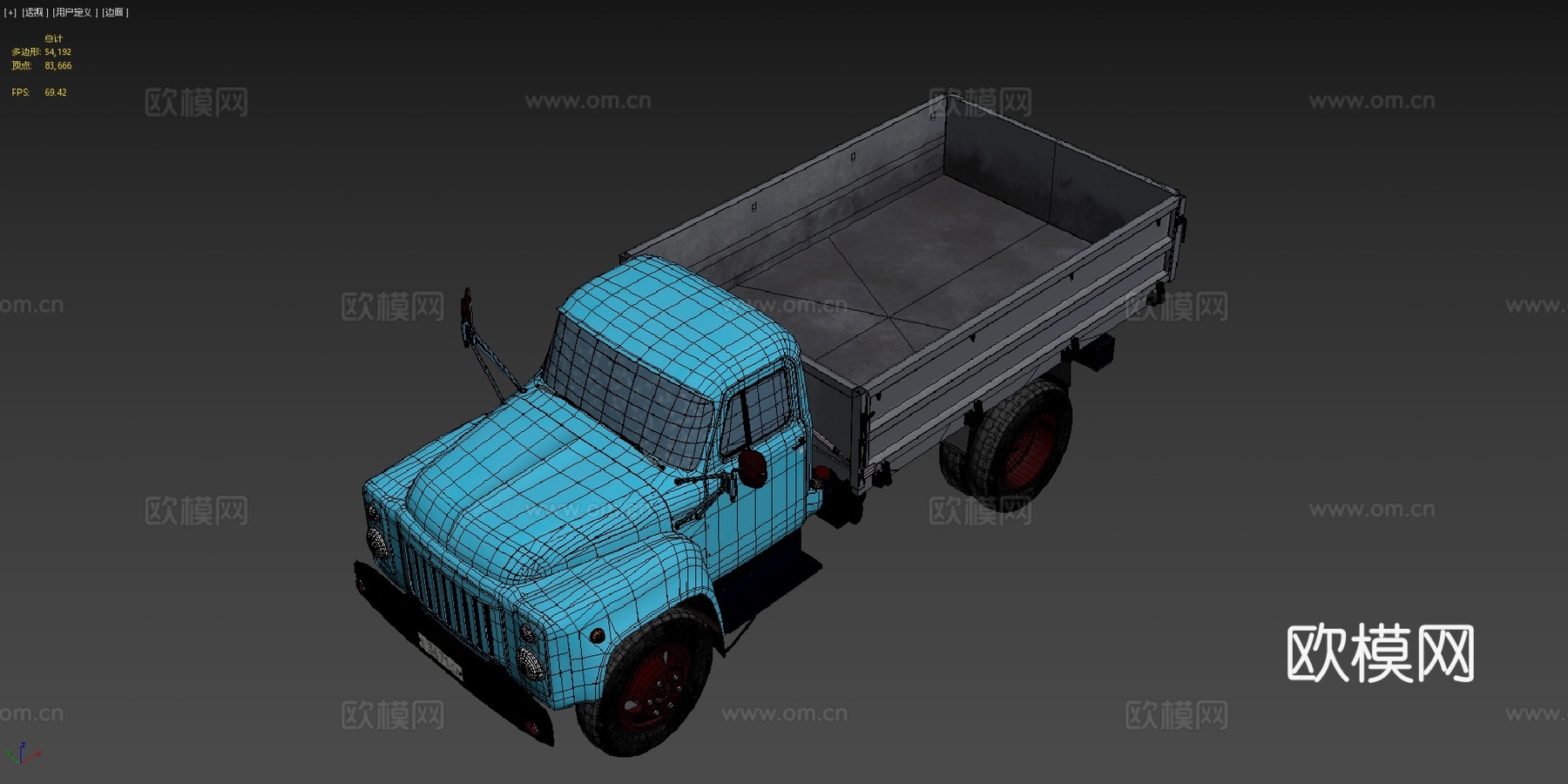 Gaz52卡车新版本su模型