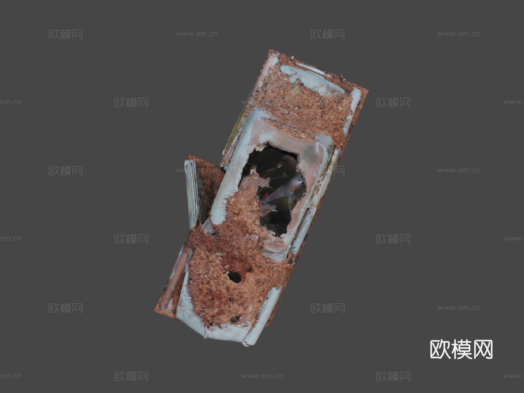 松针汽车原始扫描su模型