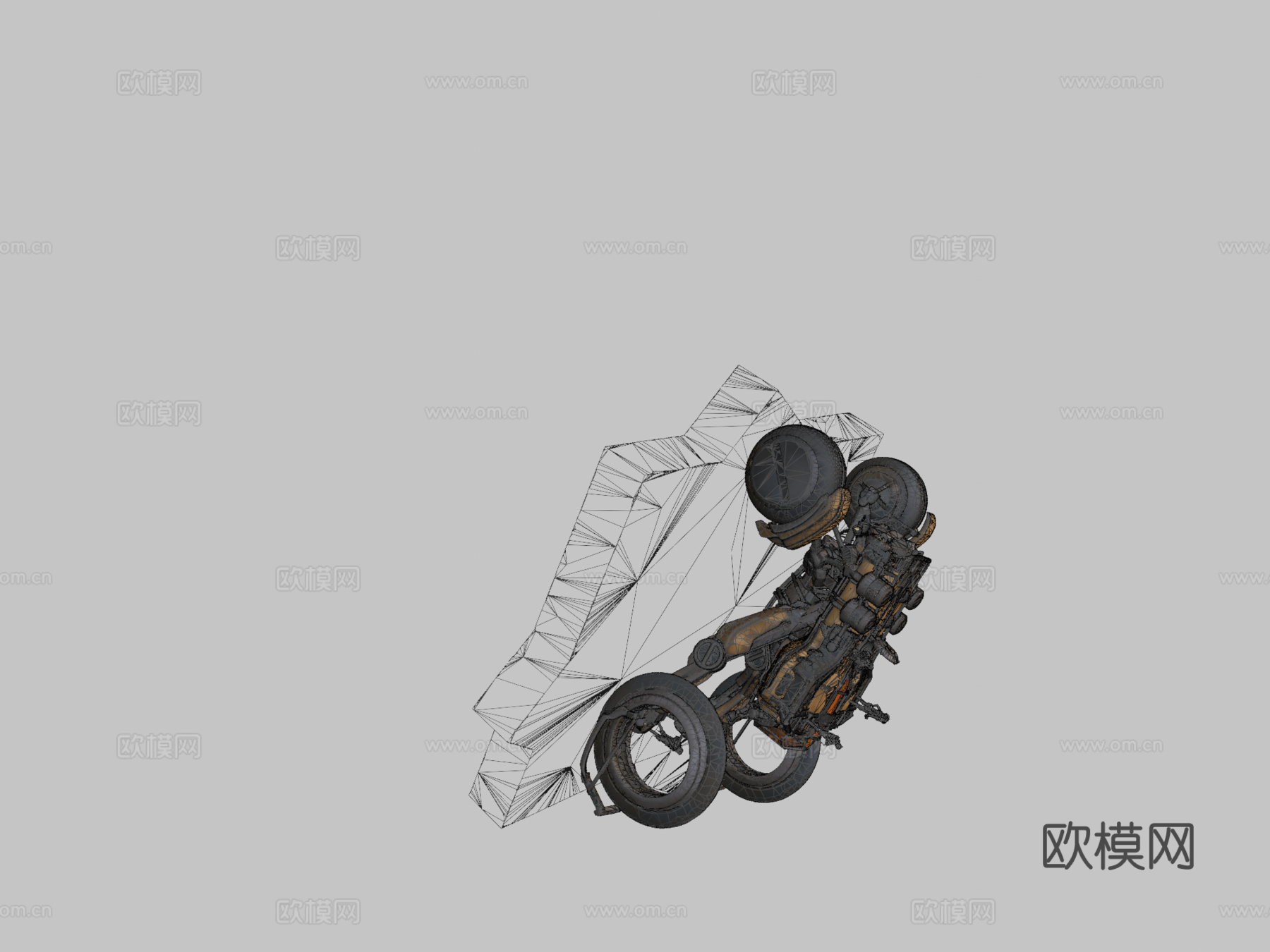 伊甸园计划外骨骼漫游车su模型
