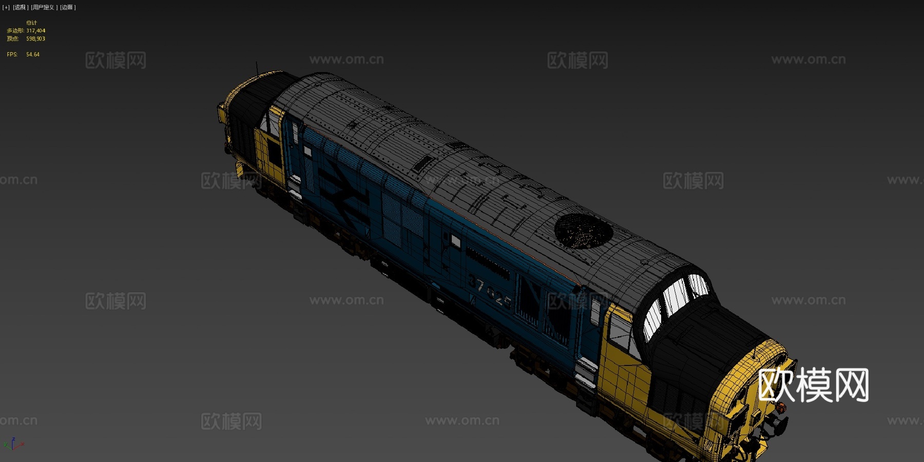 英国铁路 37 型su模型