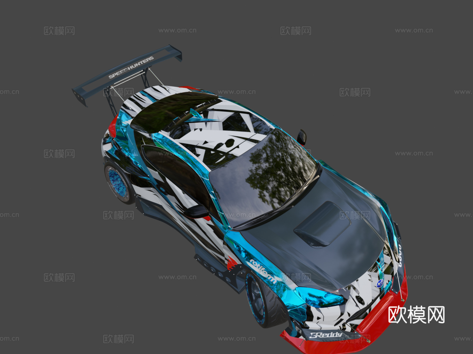 斯巴鲁 BRZ 2022 Pandem 空气动力学su模型