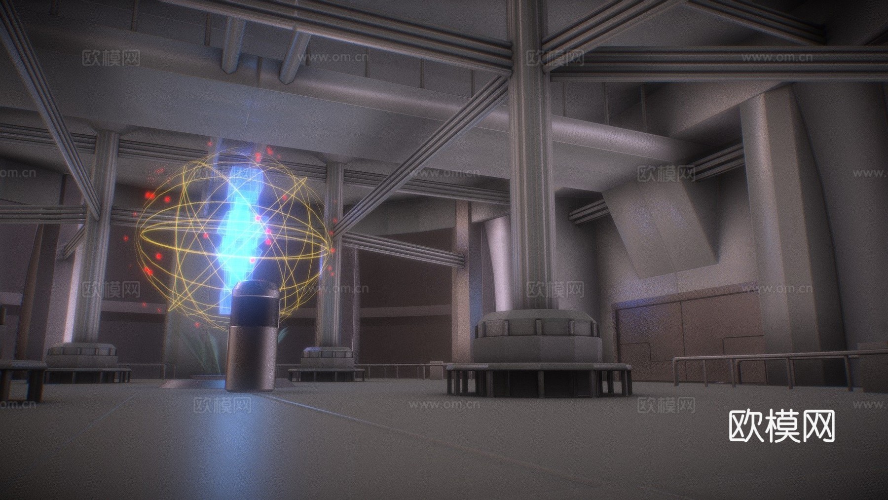 空间站场景进行中6测试su模型