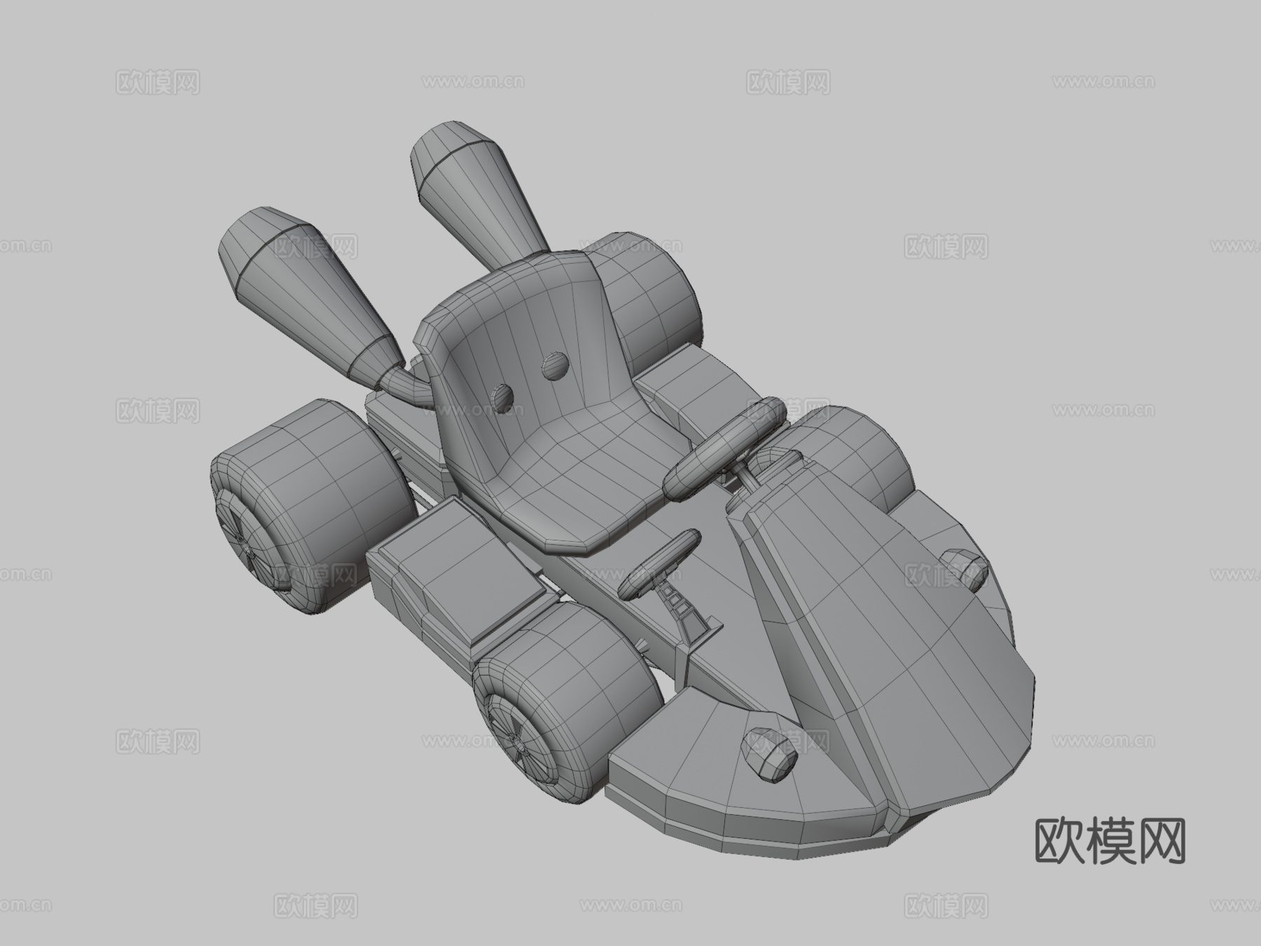 马里奥卡丁车su模型