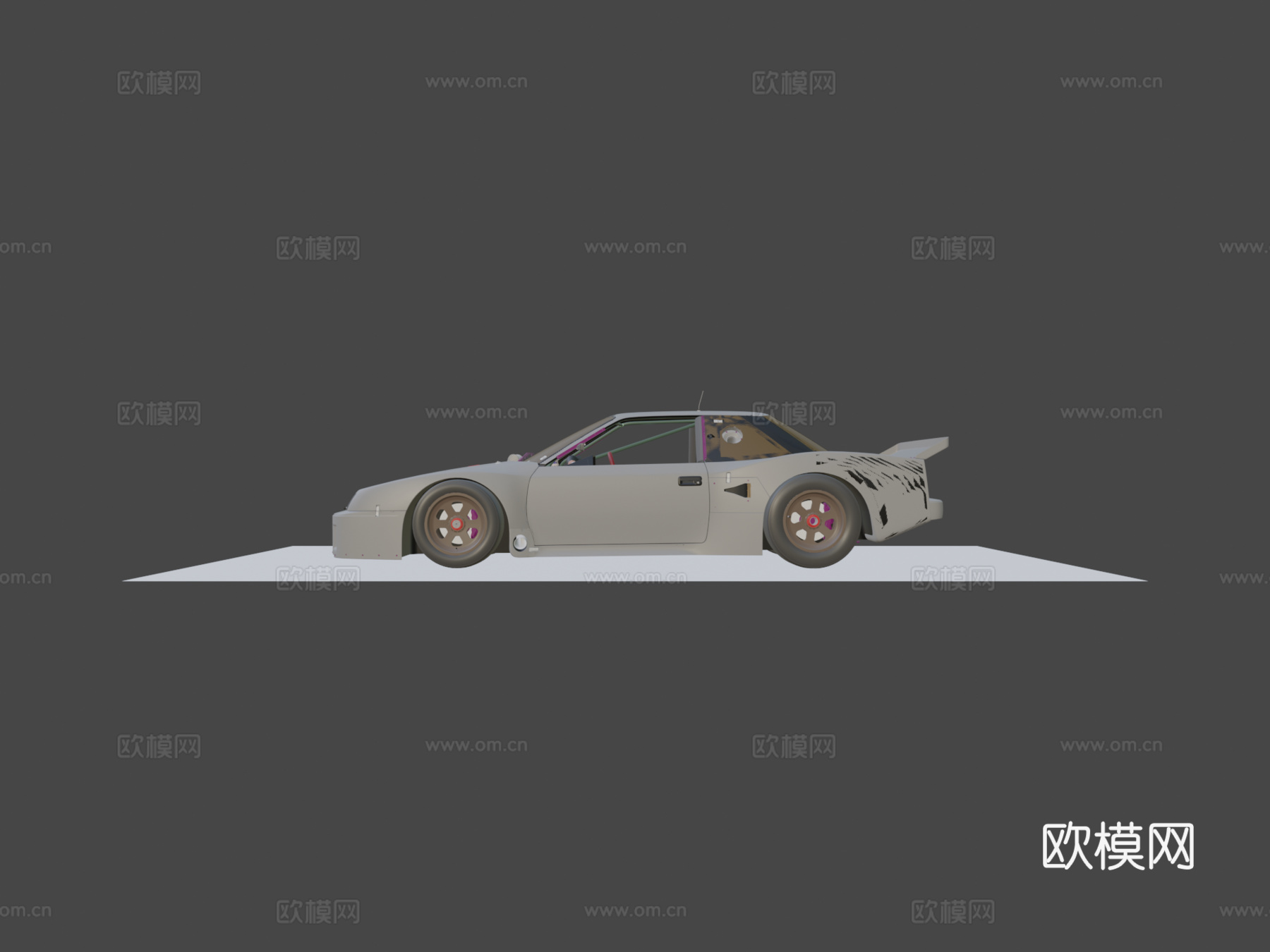 赛利卡GTO赠送中多边形su模型