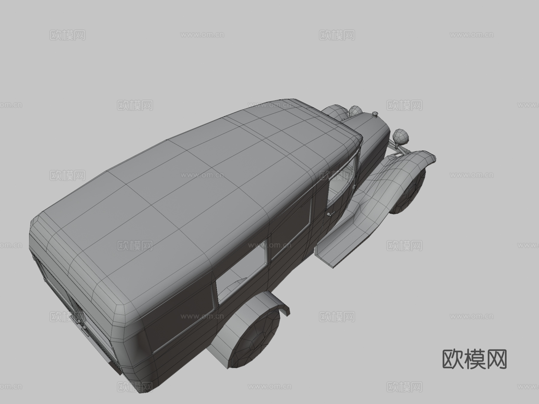医疗卡车su模型