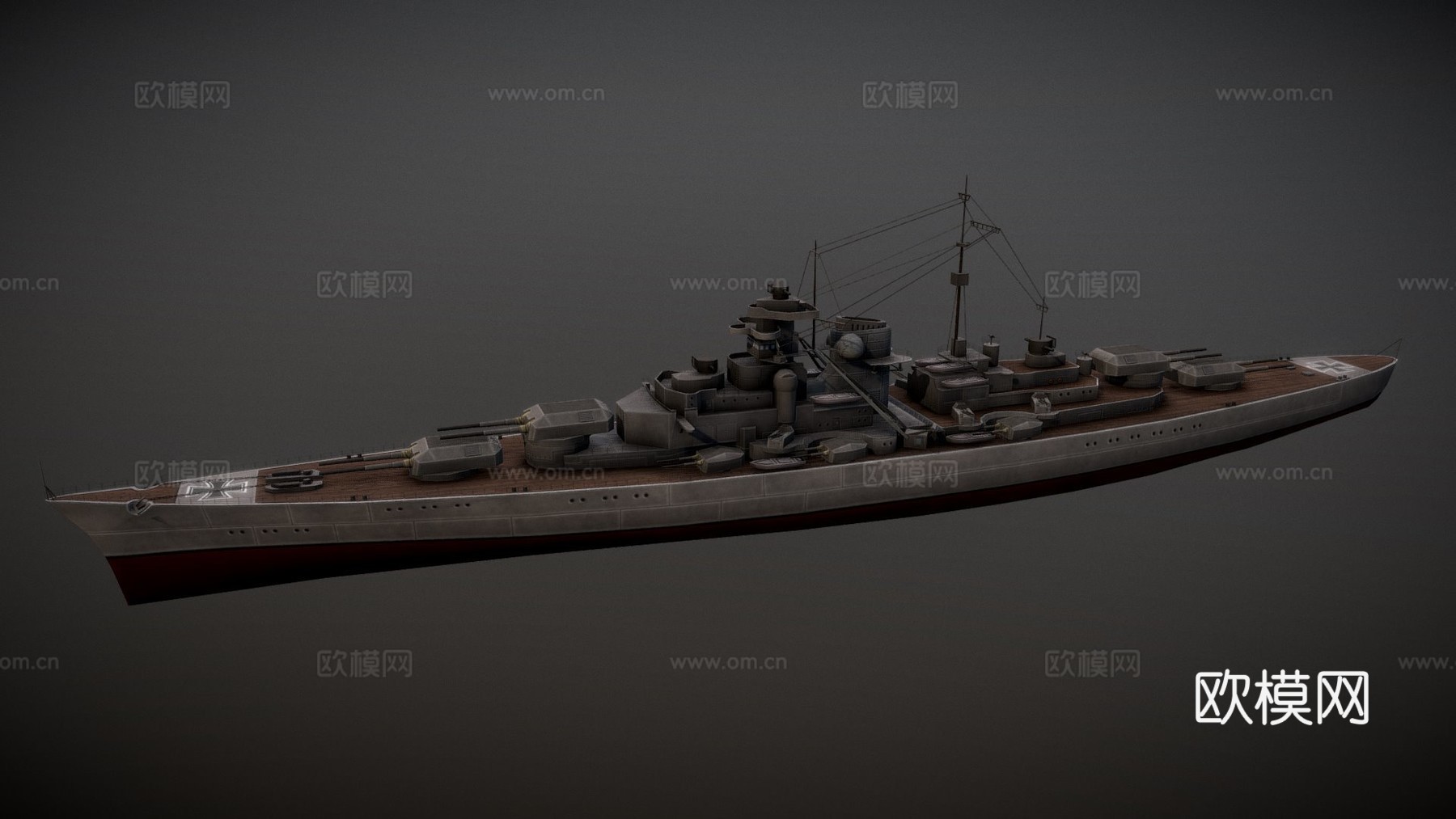 俾斯麦号su模型