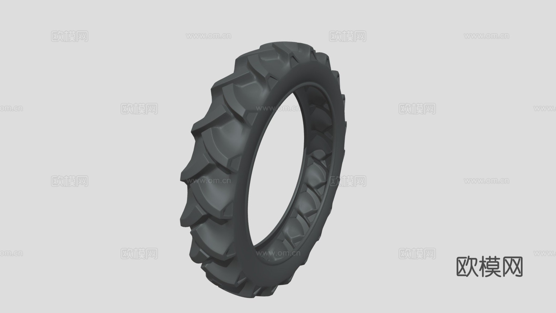拖拉机轮胎su模型