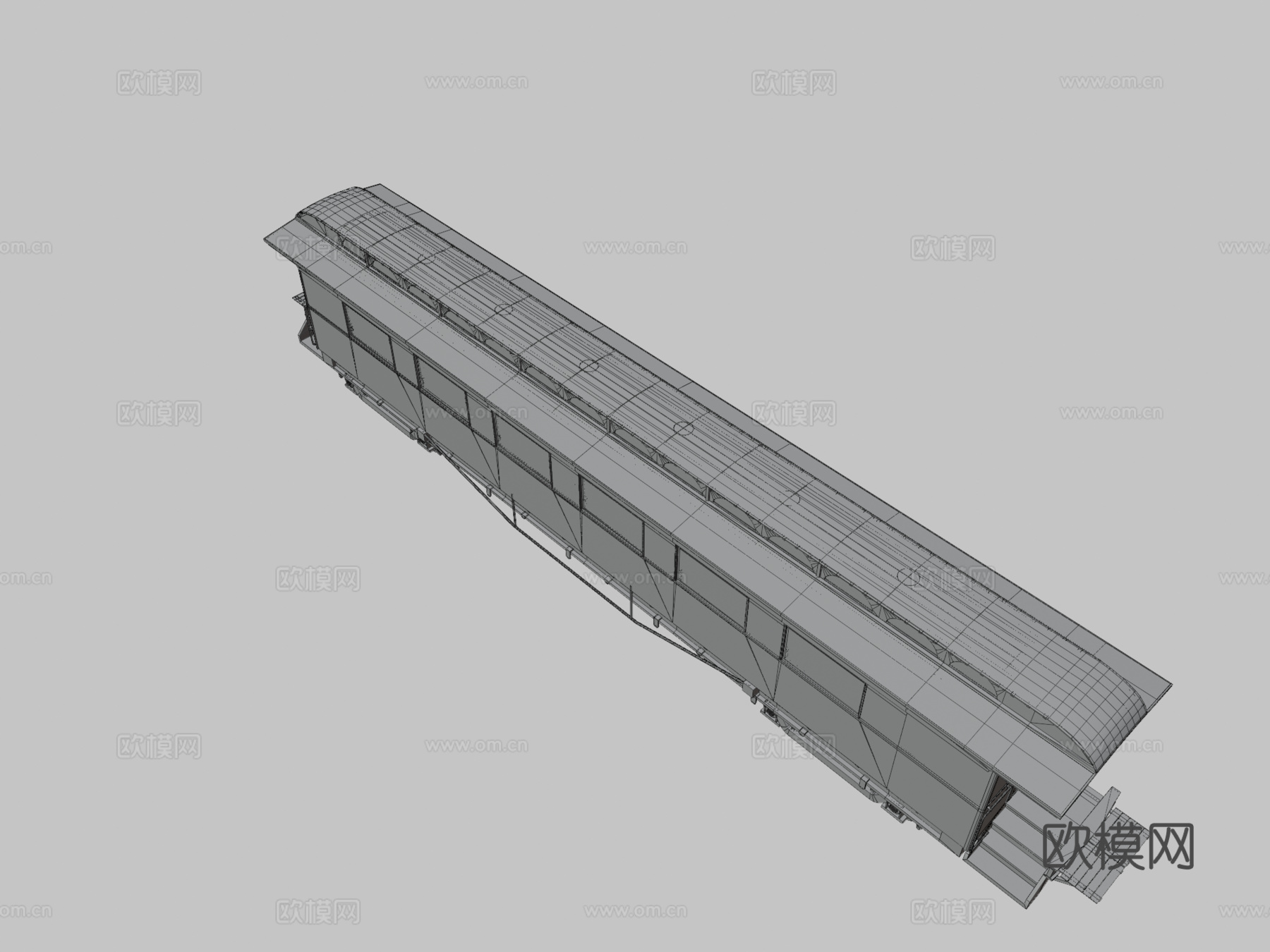 豪华维多利亚铁路车厢蒂赫林艺术工作室1su模型