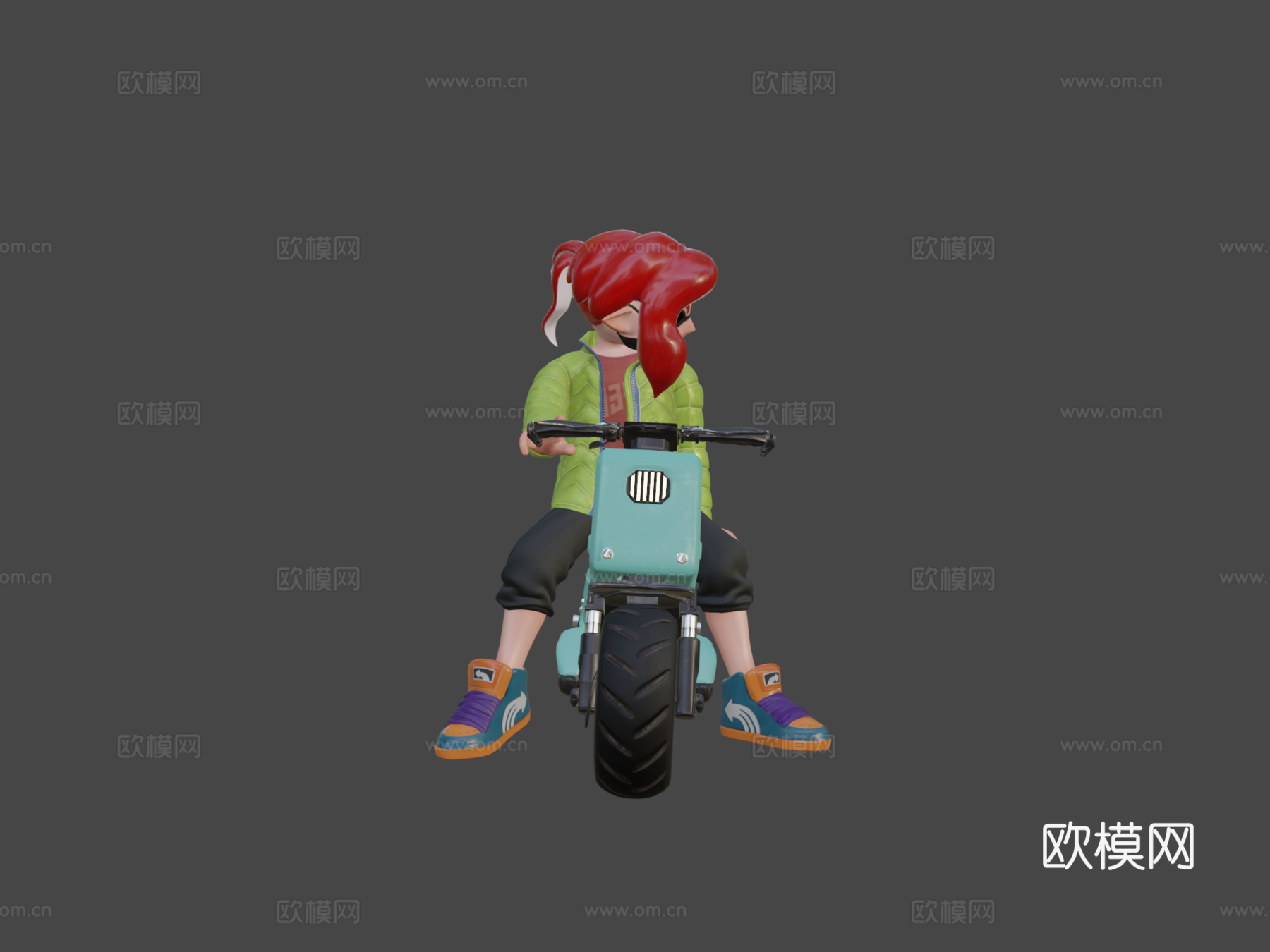 斯普拉遁 骑手su模型