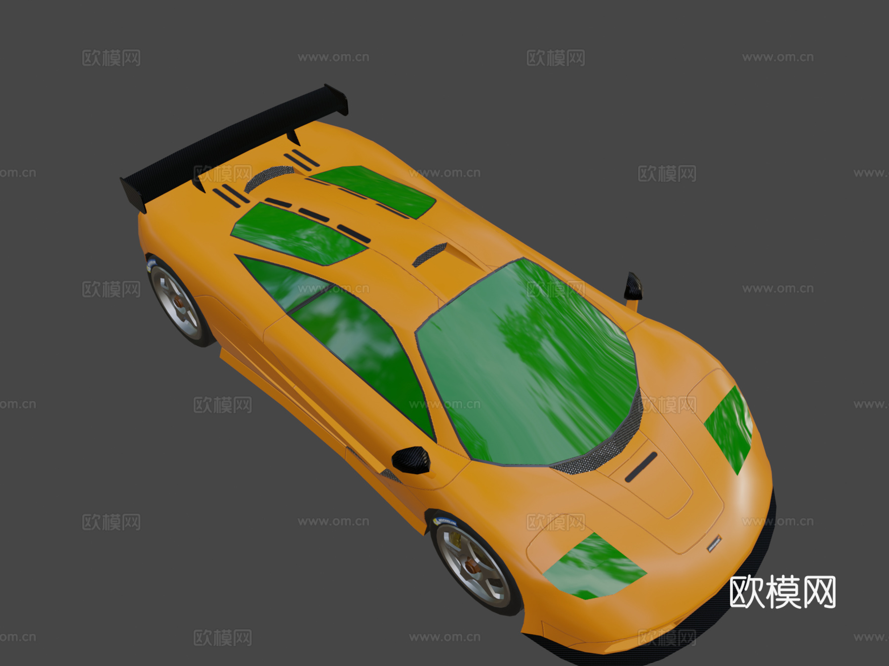 迈凯伦F1LM低多边形su模型