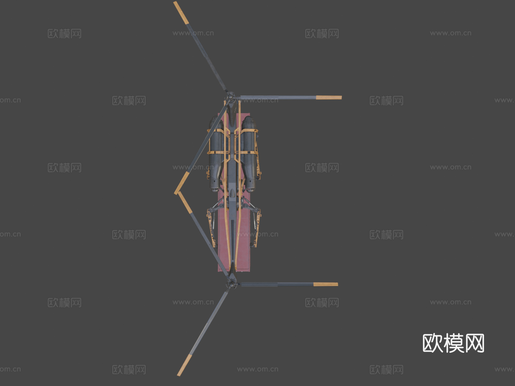 货运无人机 2su模型