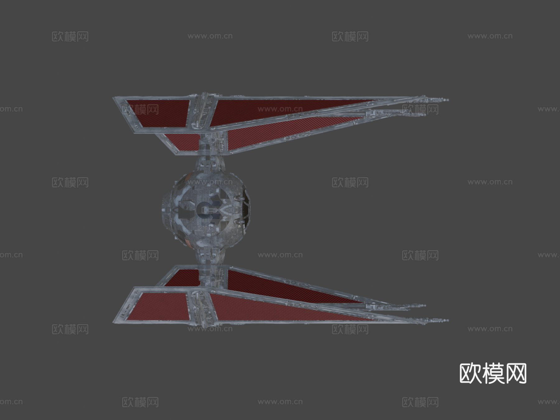 星球大战钛拦截机su模型