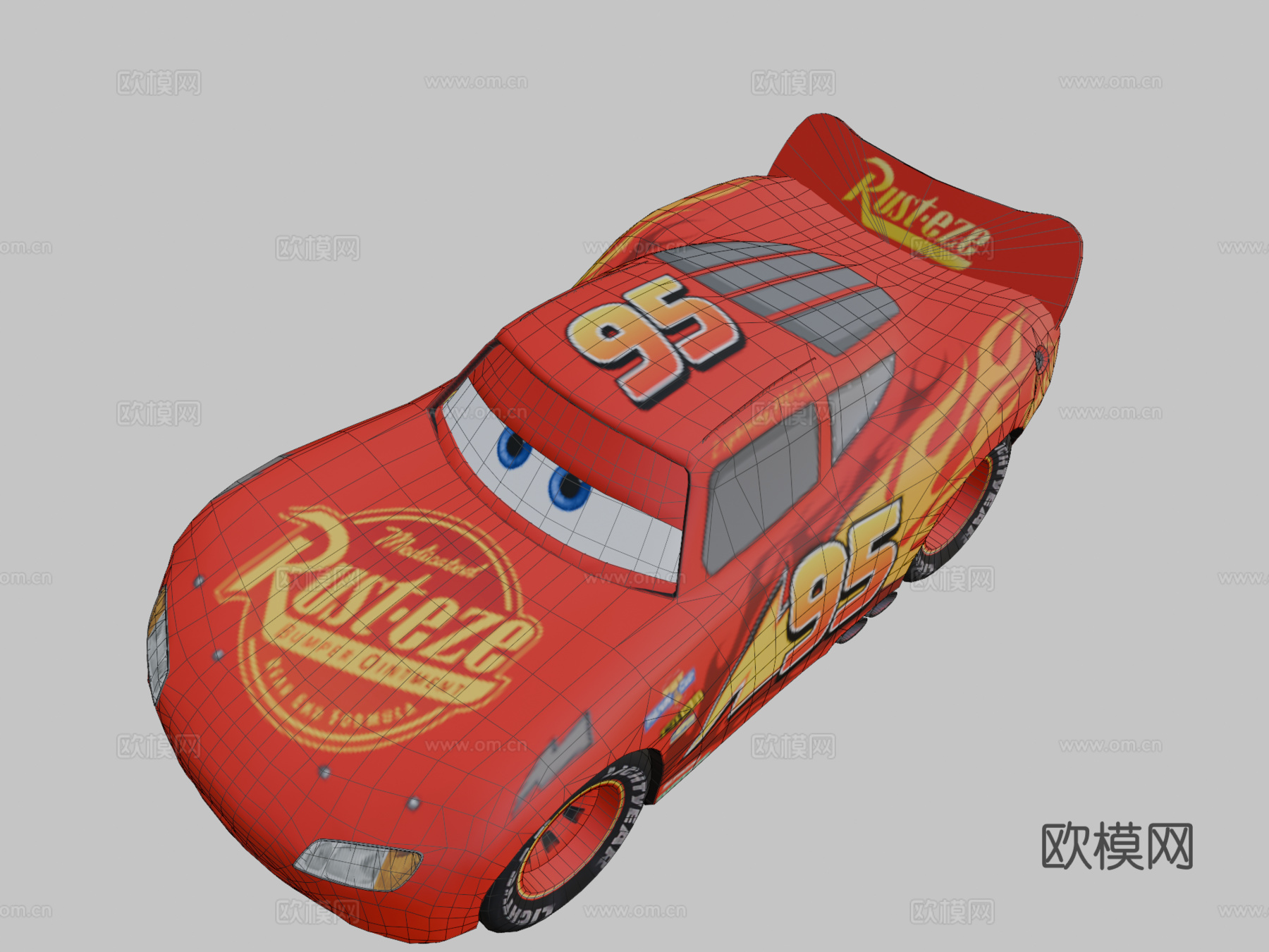 闪电麦昆su模型