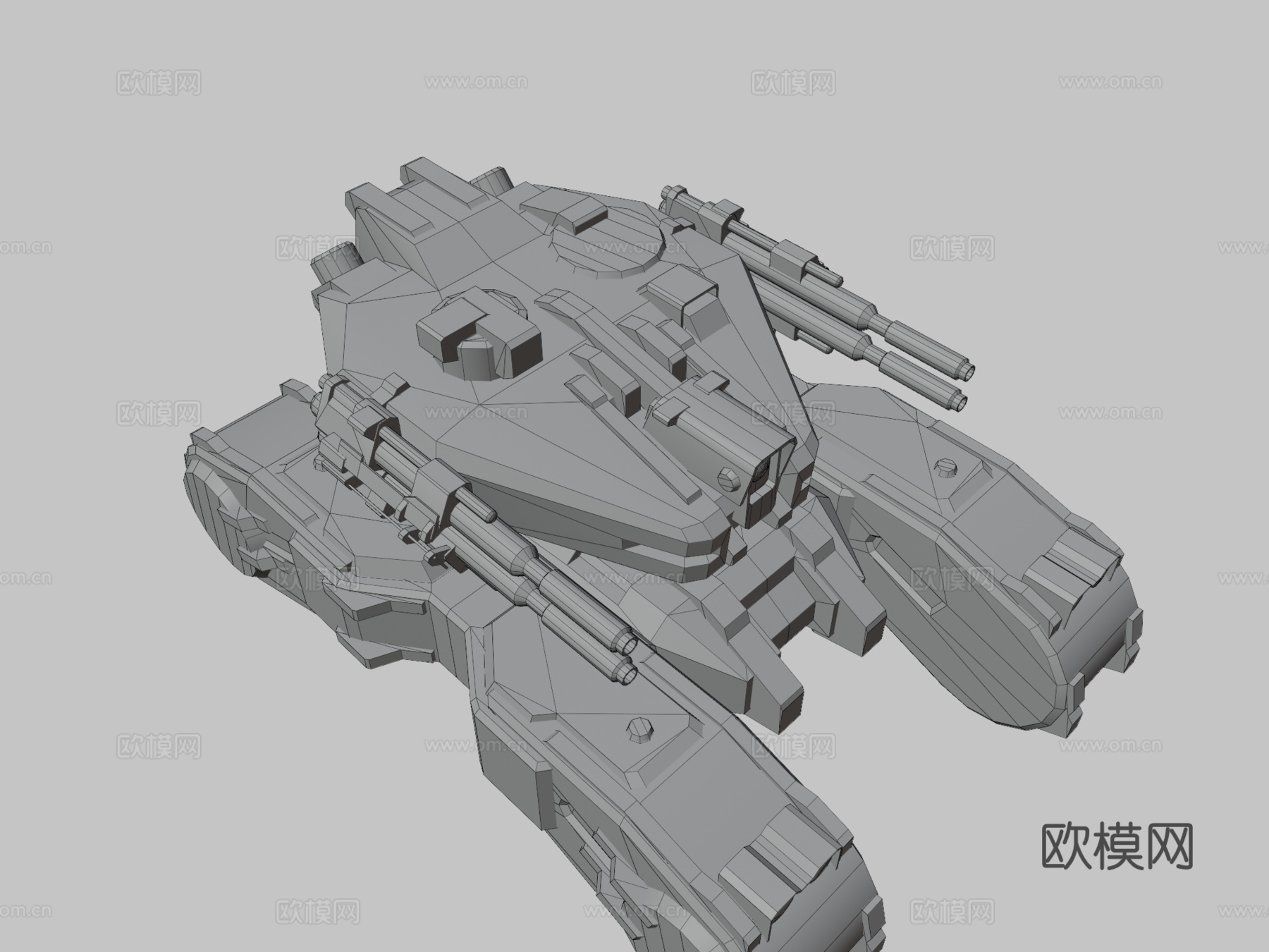 科幻坦克MK1su模型