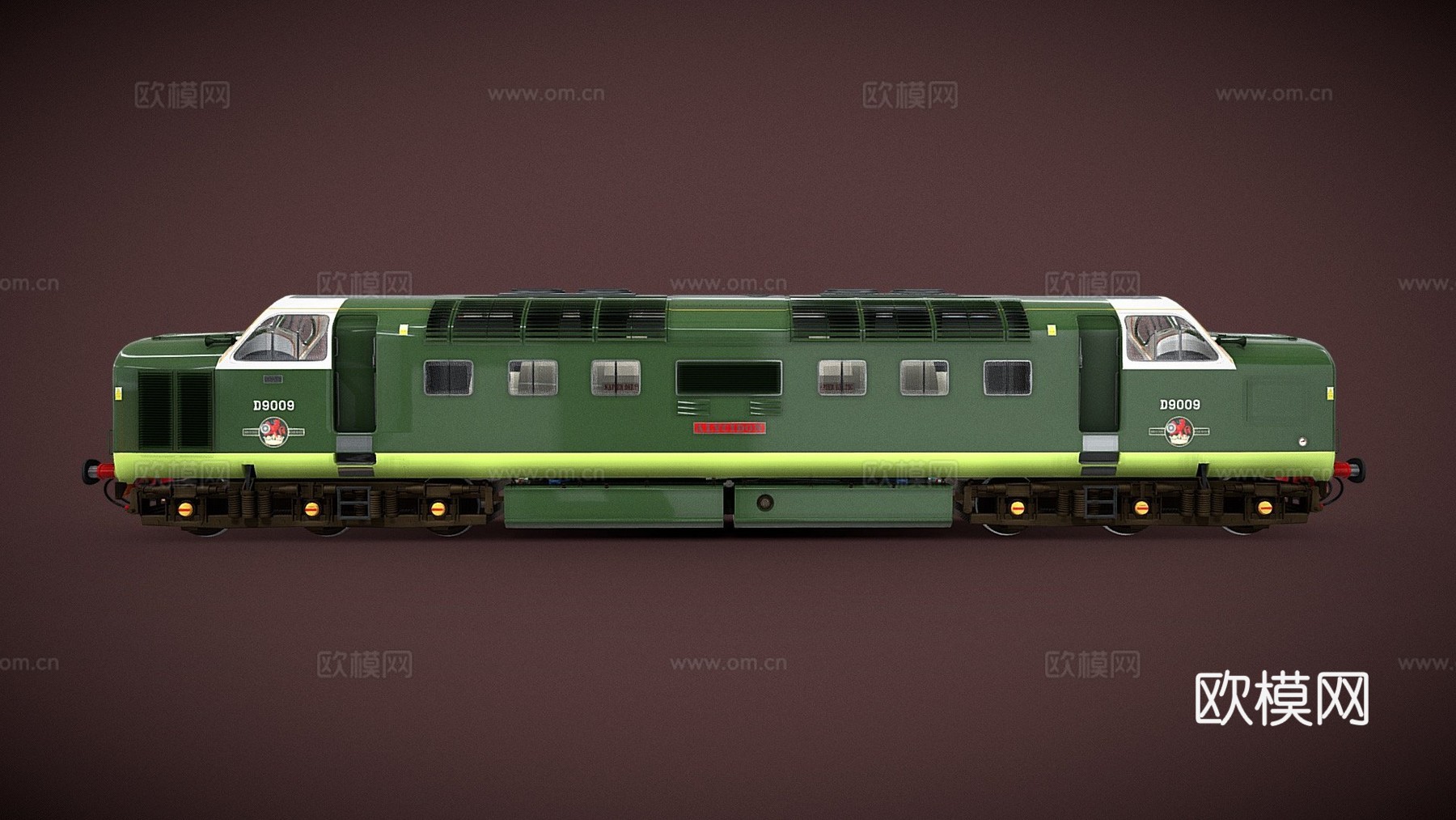 级BR绿色D9009 Alycidonsu模型