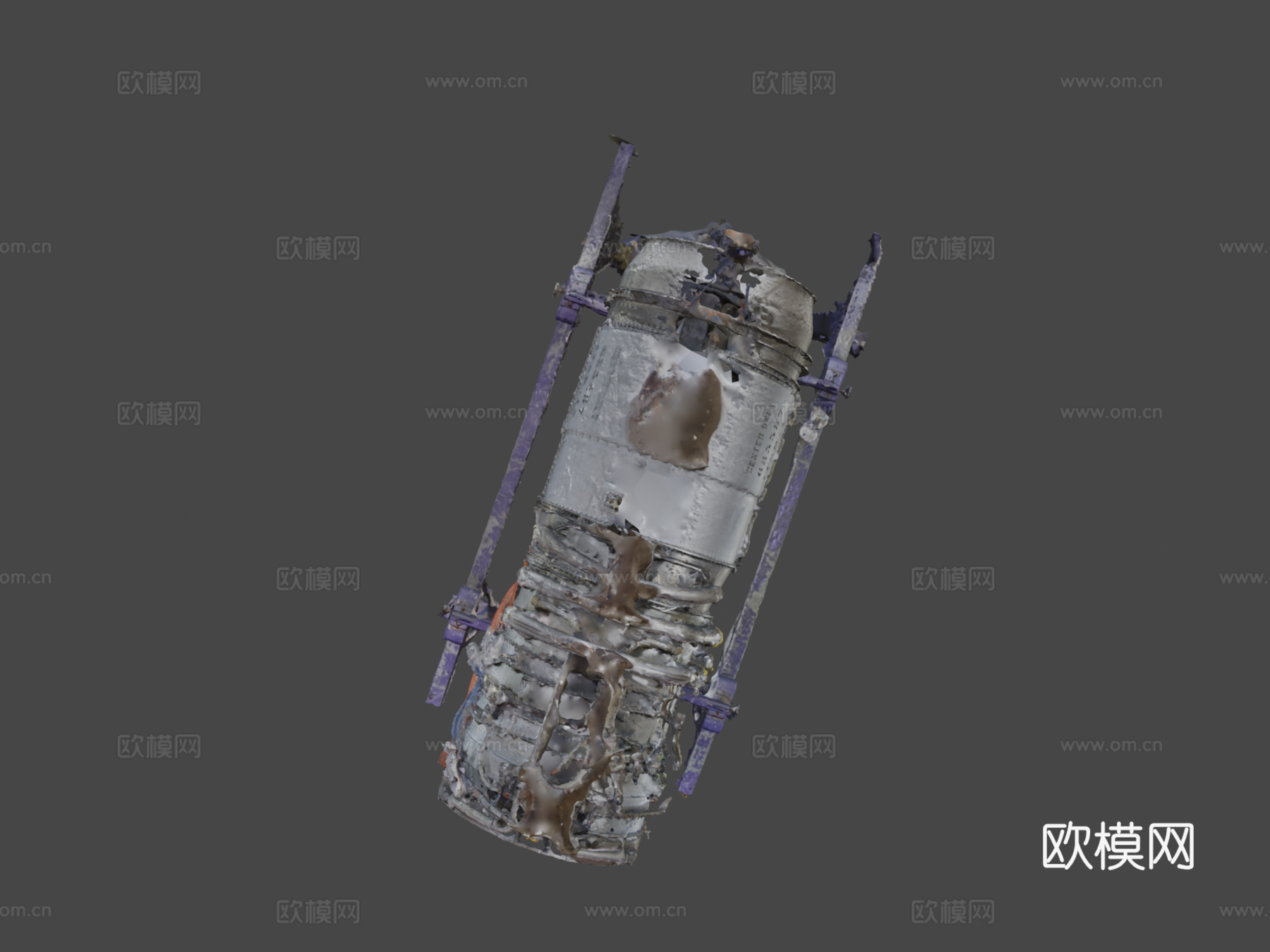 GRADD 3D模型普惠JT8D15发动机su模型