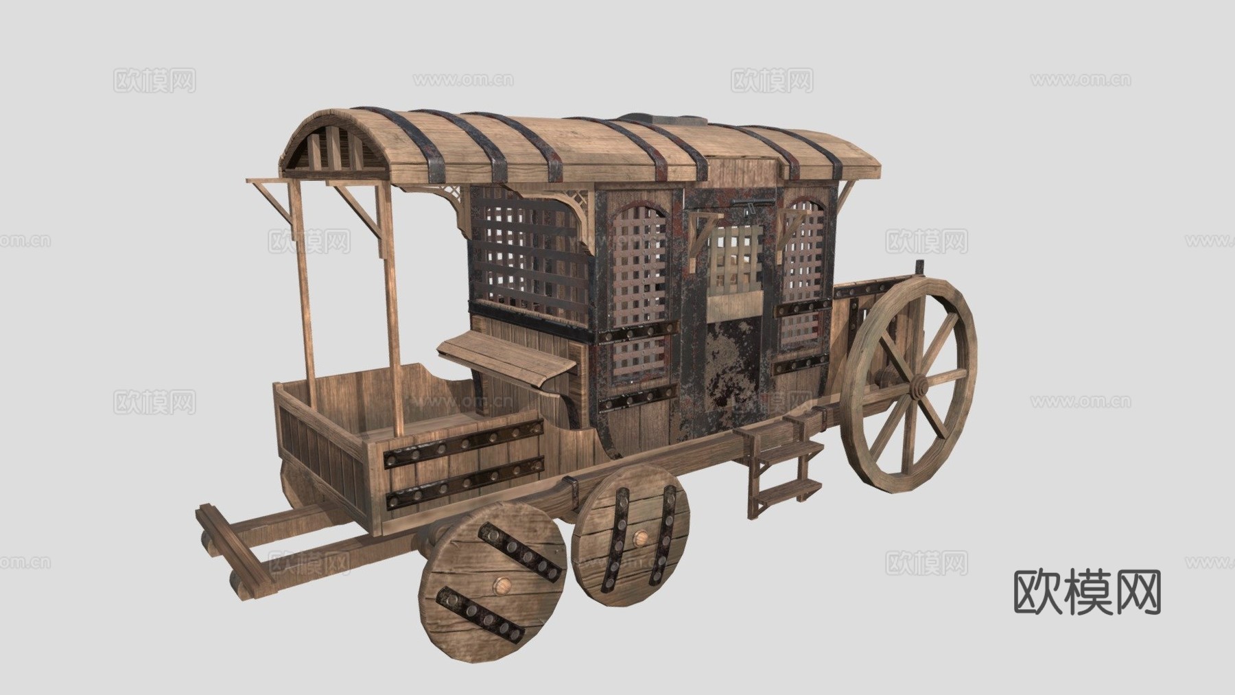 中世纪马车su模型