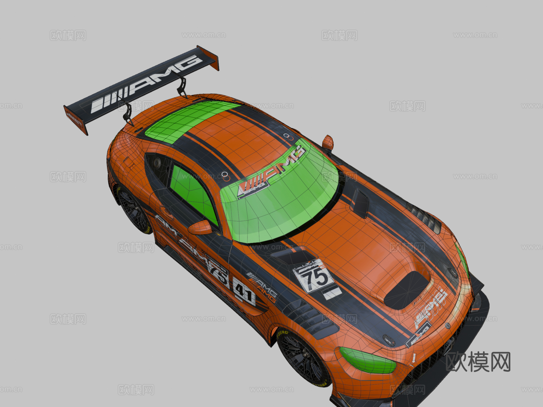 梅赛德斯AMGGT3su模型