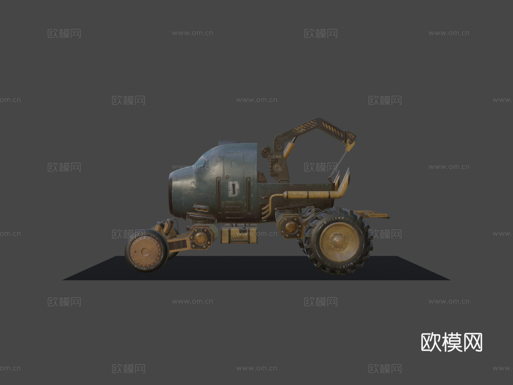 机身卡车su模型