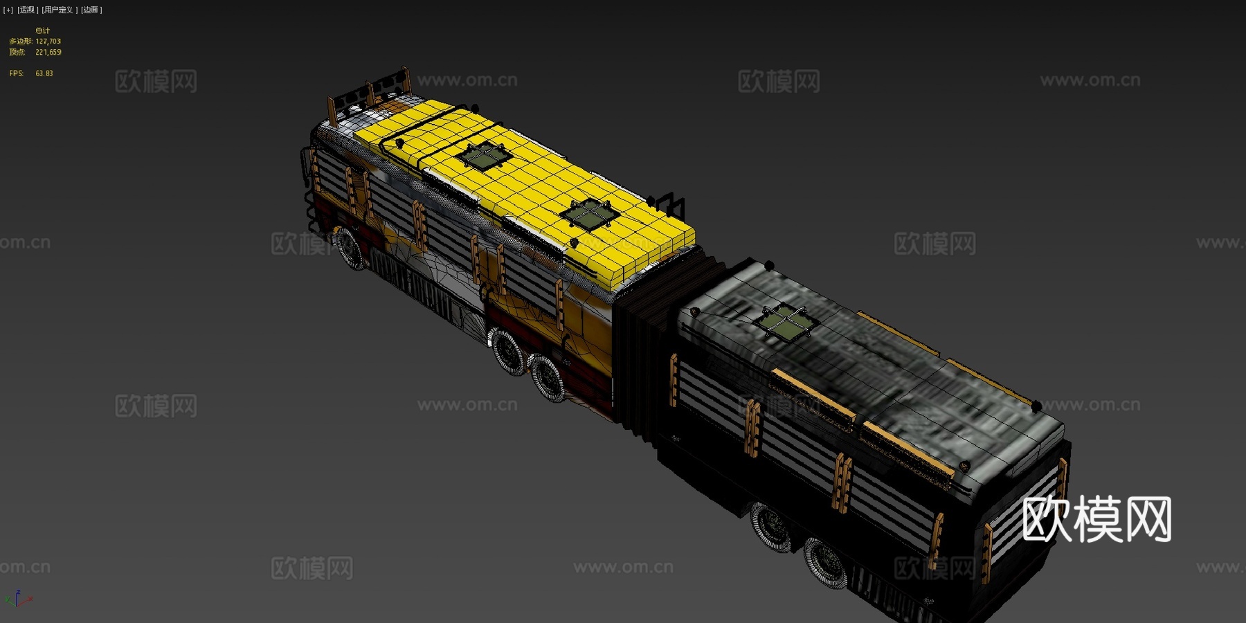 侏罗纪公园II Fleetwood RV原型su模型