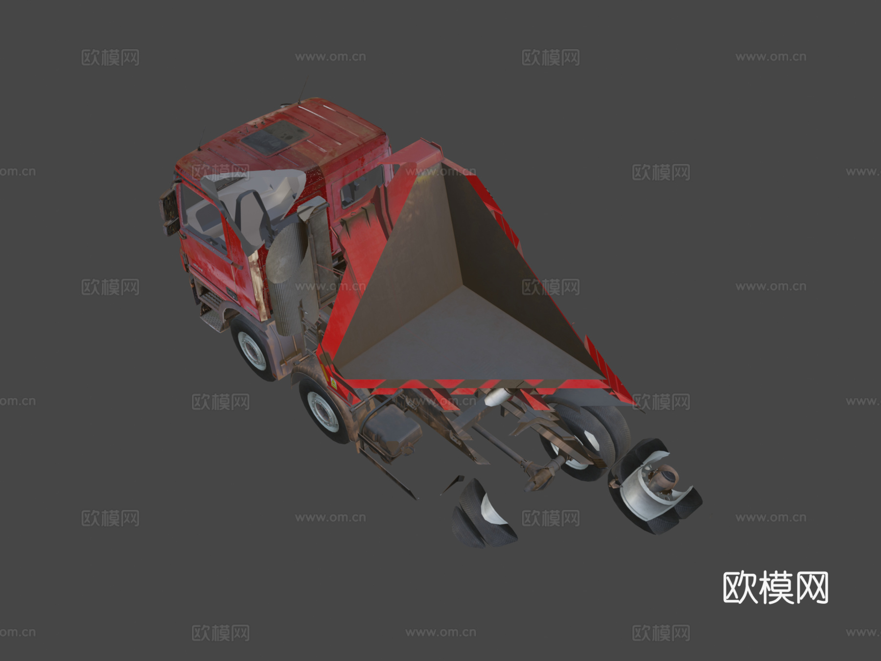 梅赛德斯奔驰Actros MP3 4141索赔su模型