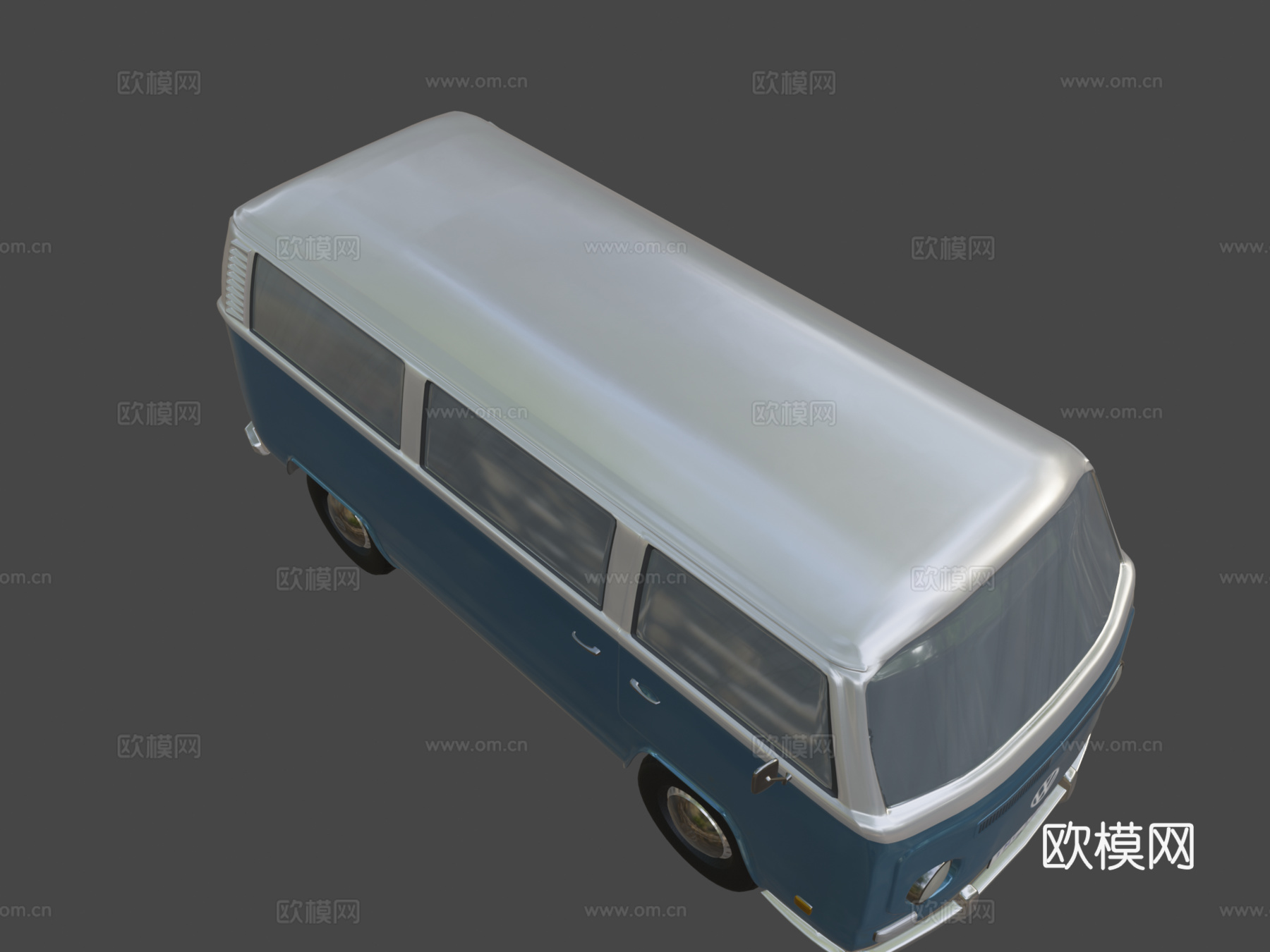 大众T2露营车su模型