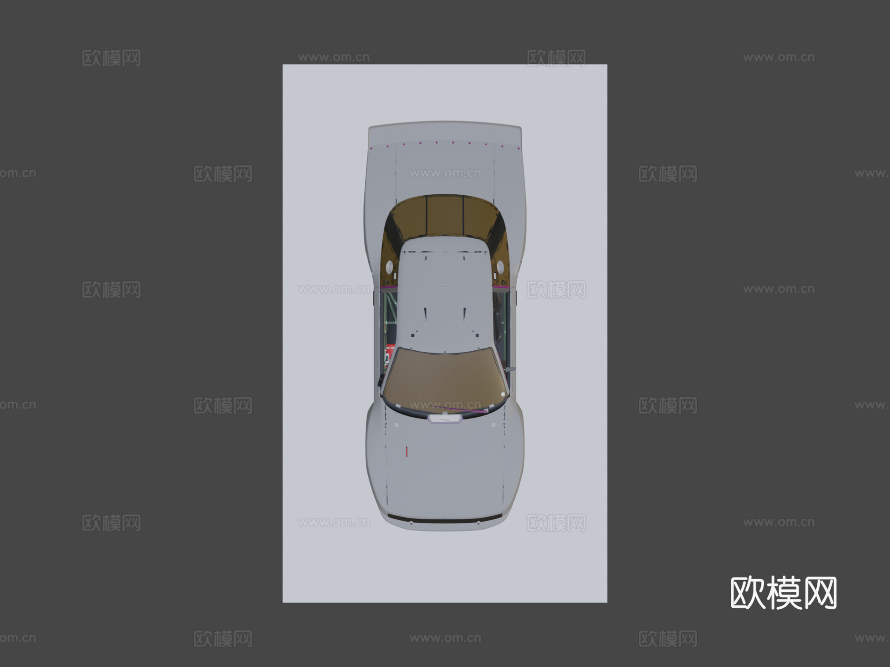 赛利卡GTO赠送中多边形su模型
