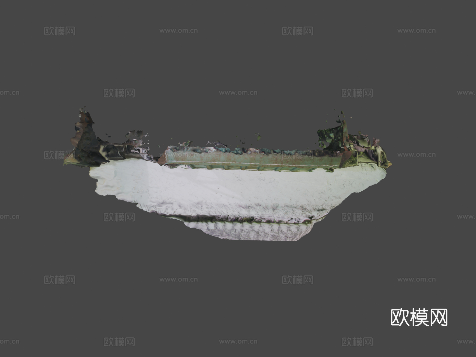 火车站 车厢su模型