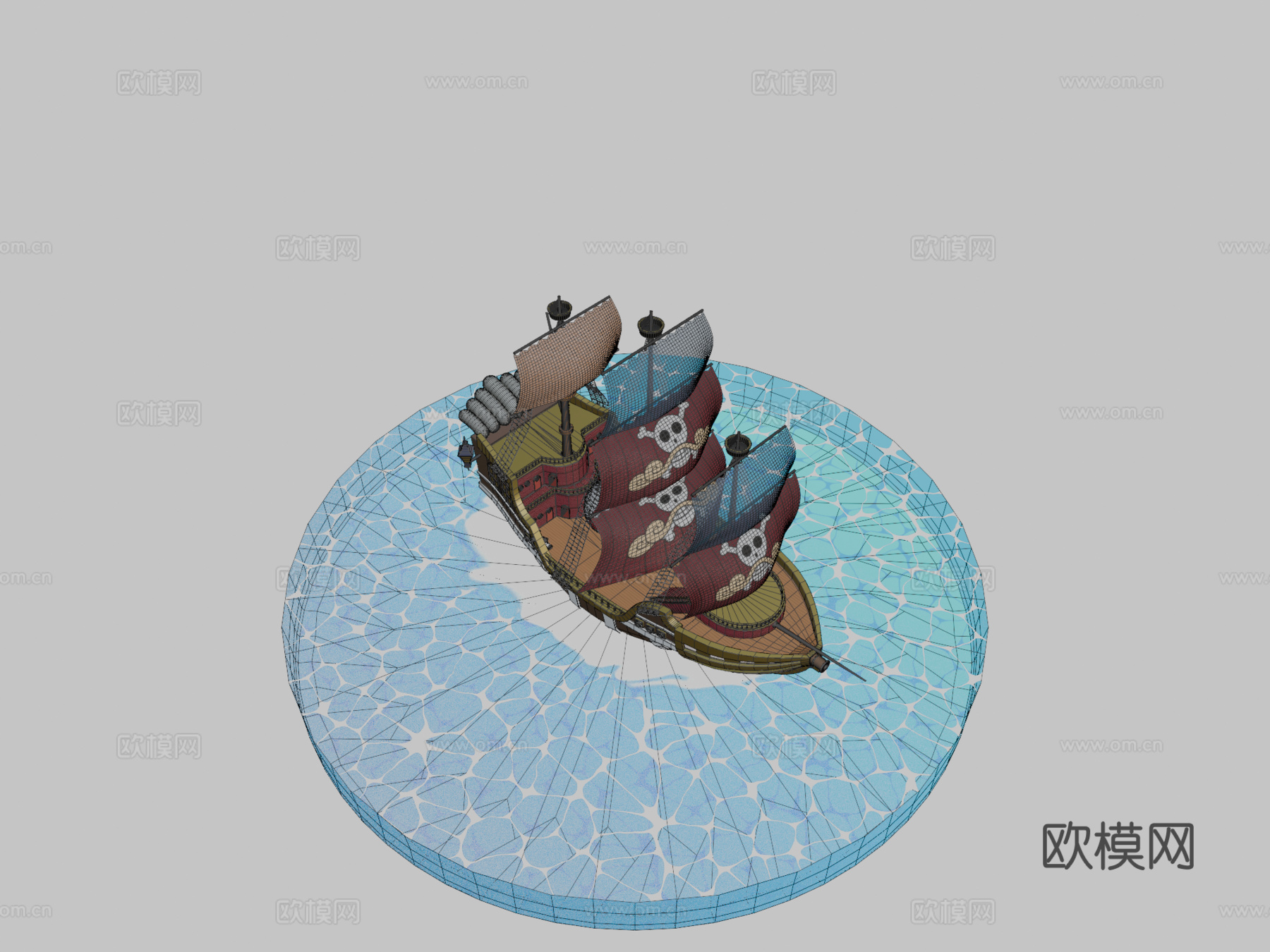 海贼王奥罗·杰克逊su模型