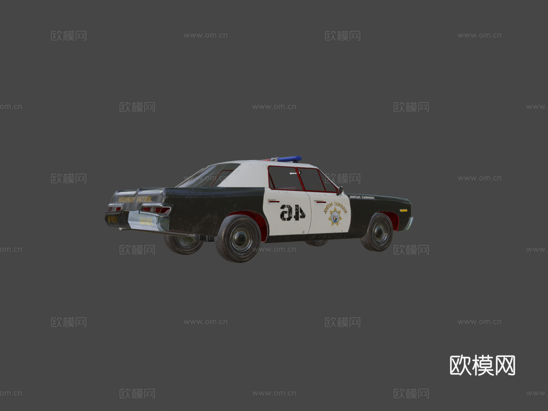 道奇Polarao 1969警车su模型