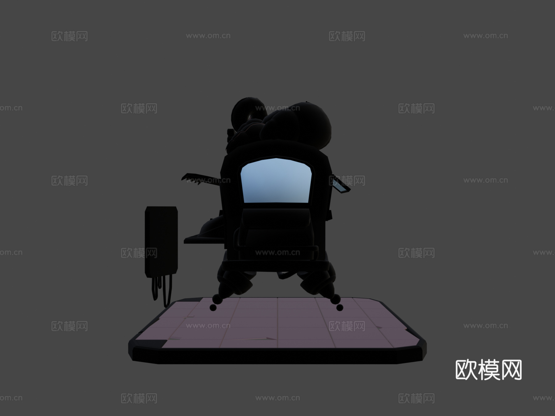 未来食品卡车su模型