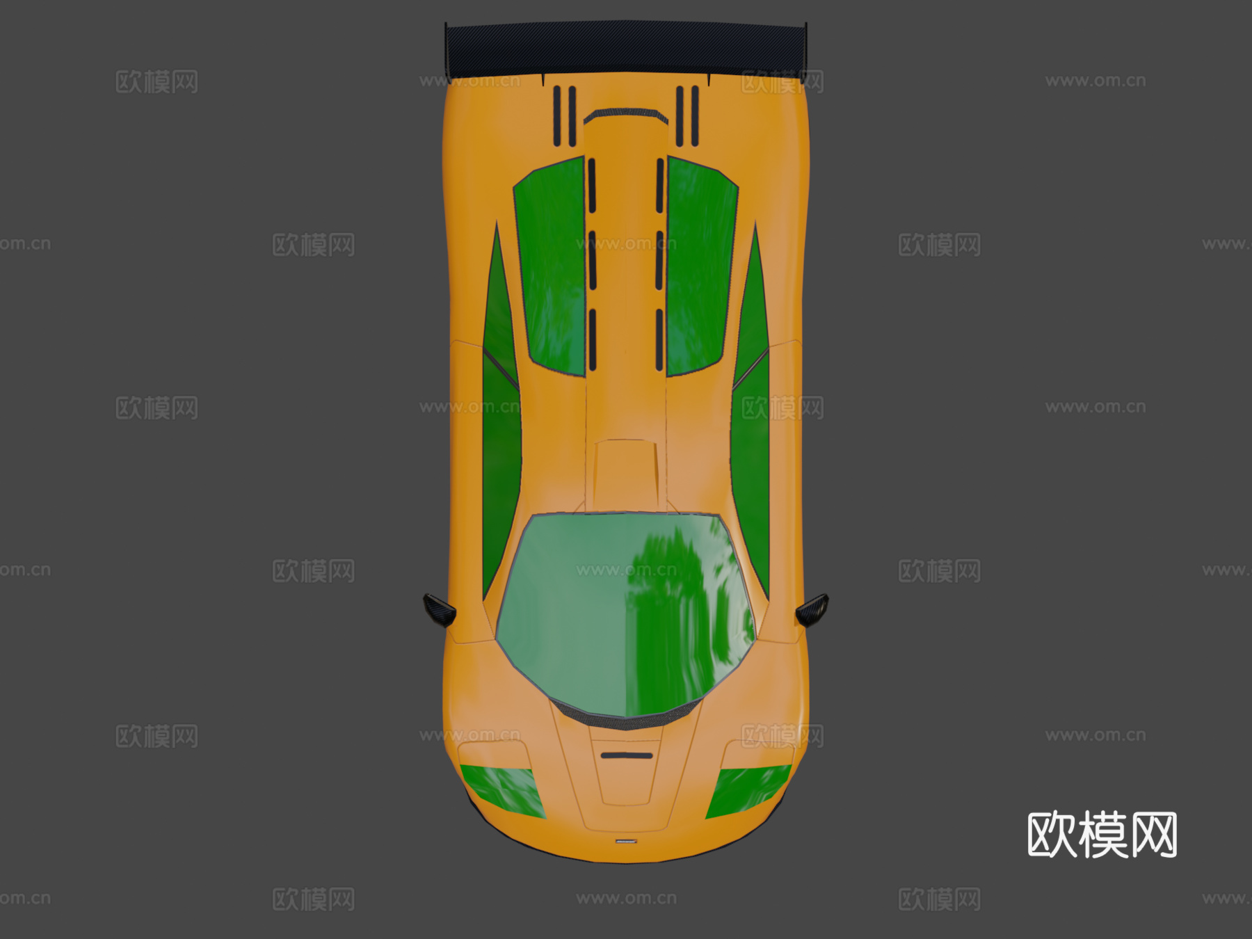 迈凯伦F1LM低多边形su模型