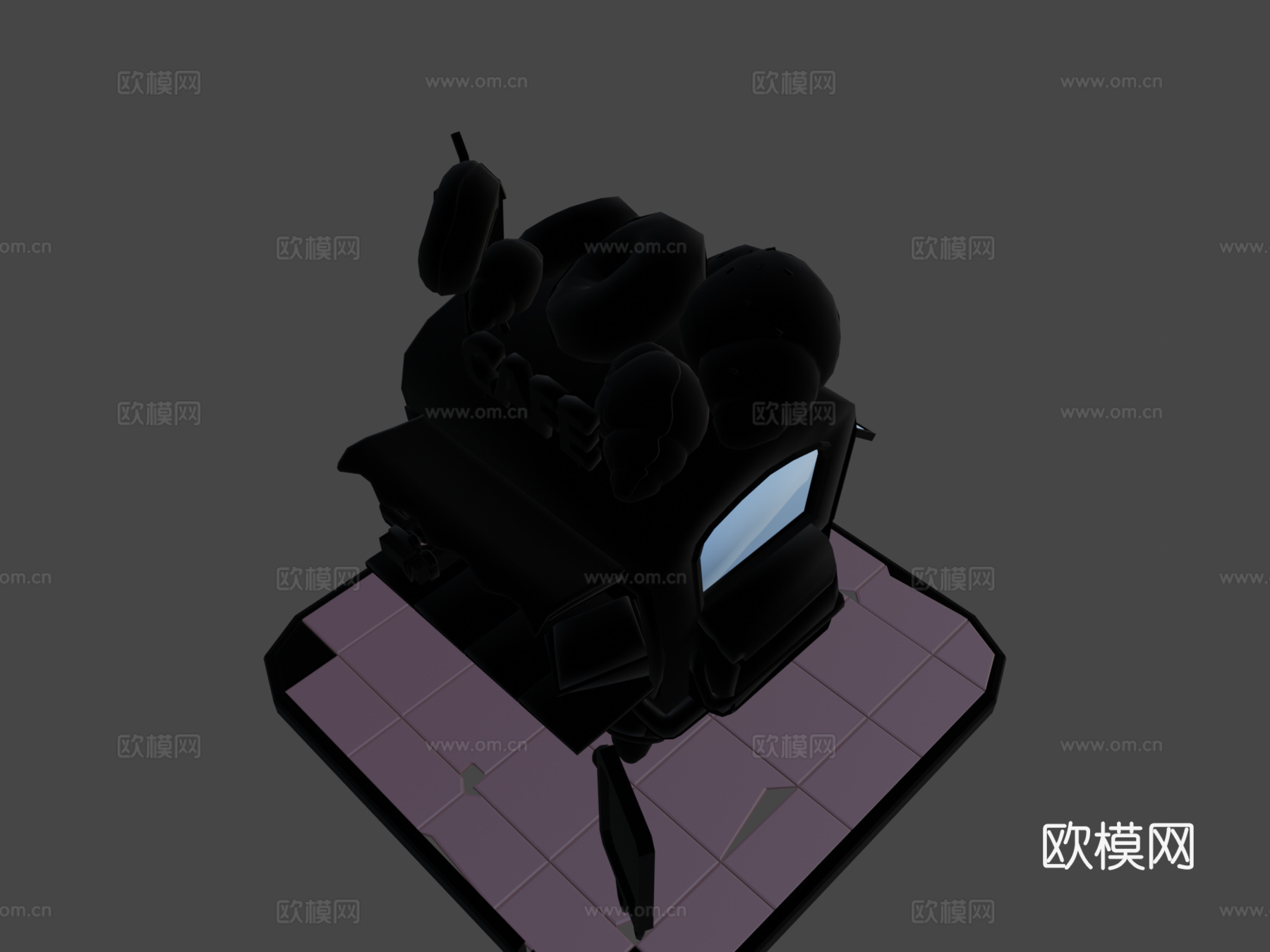 未来食品卡车su模型