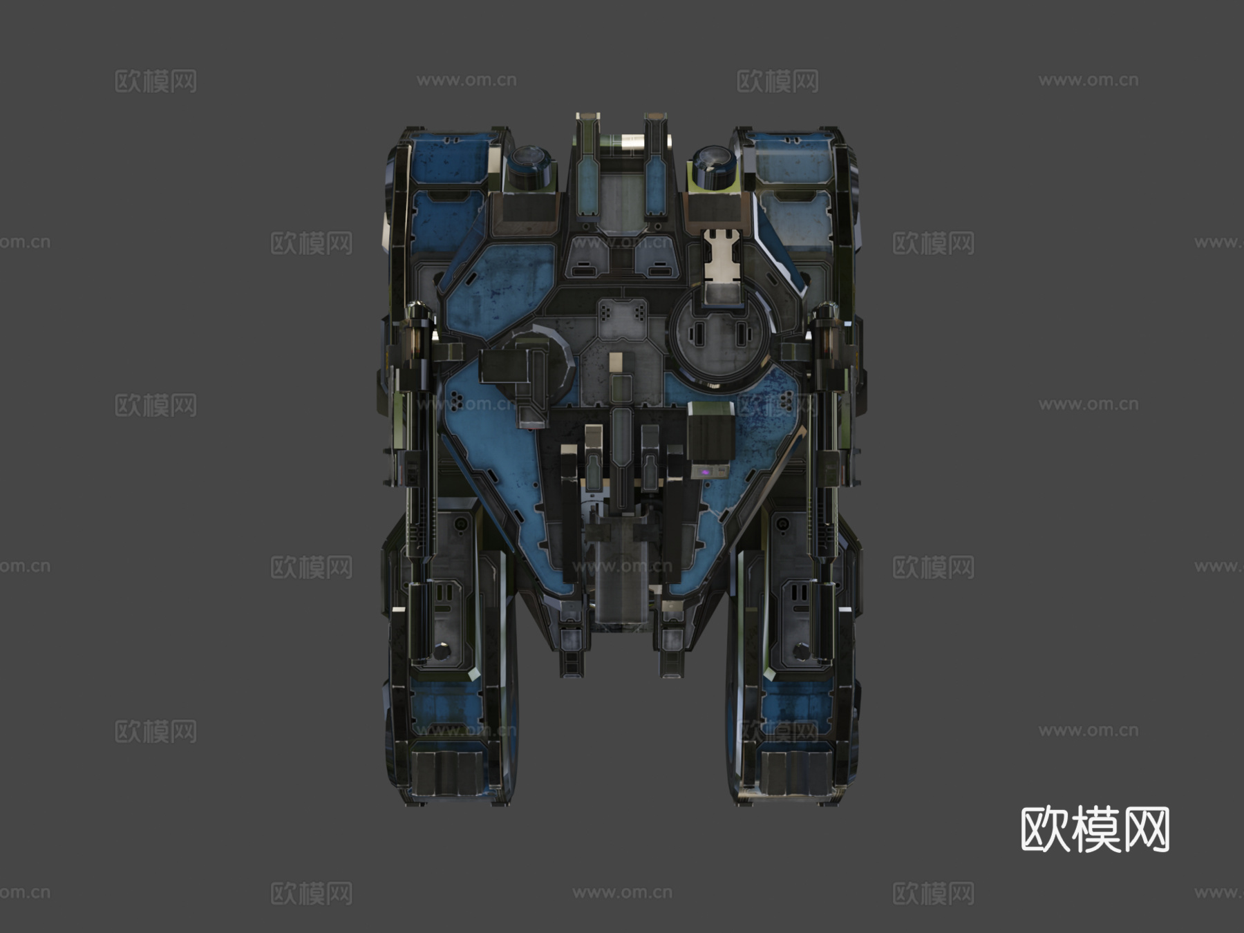 科幻坦克MK1su模型