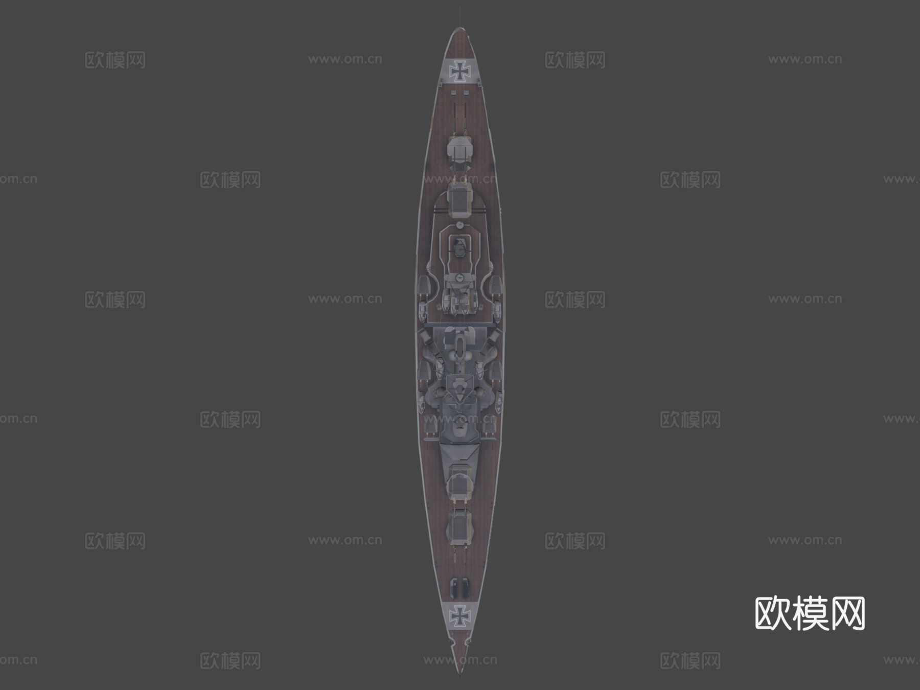 俾斯麦号su模型