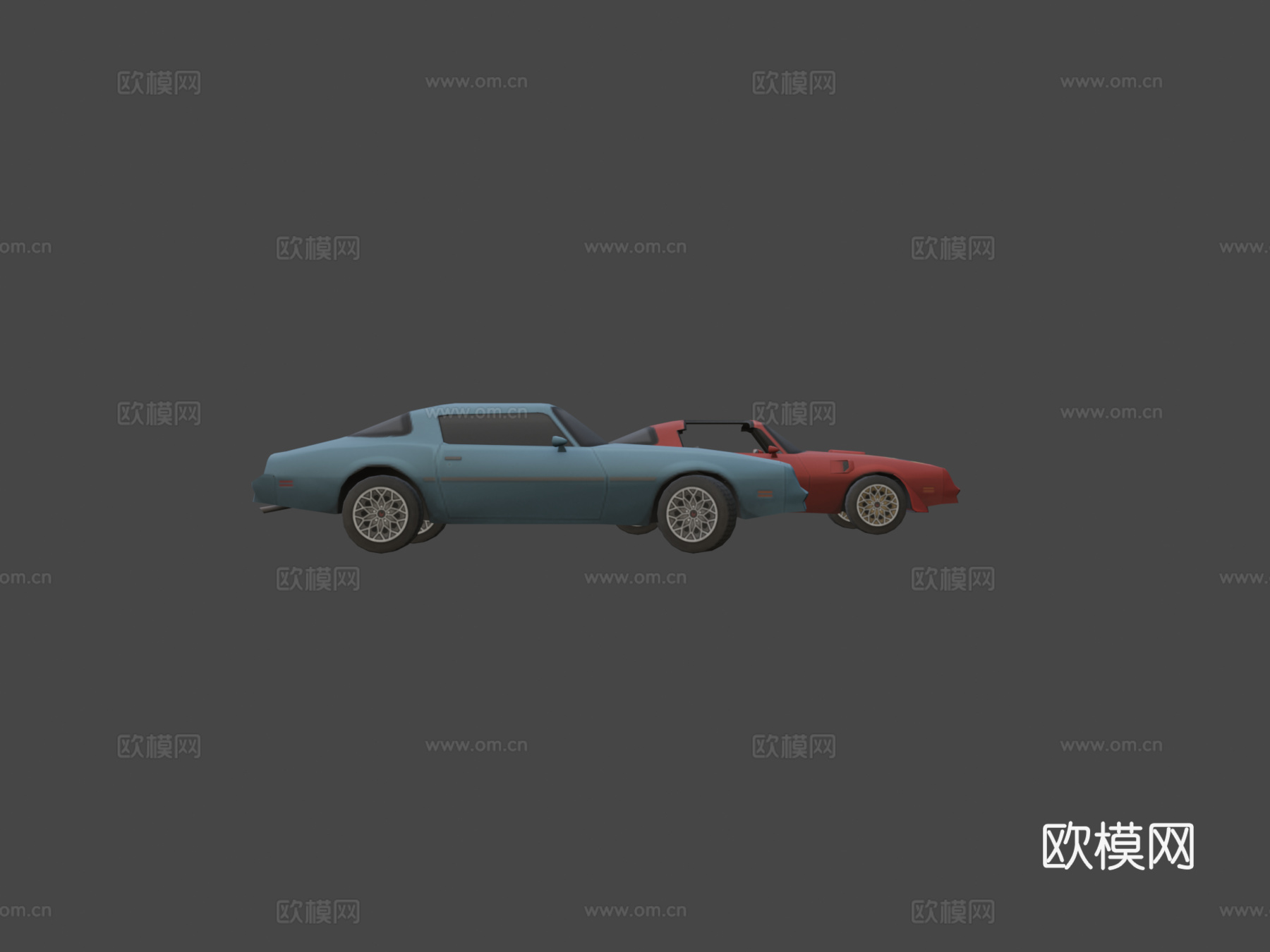 庞蒂亚克火鸟su模型