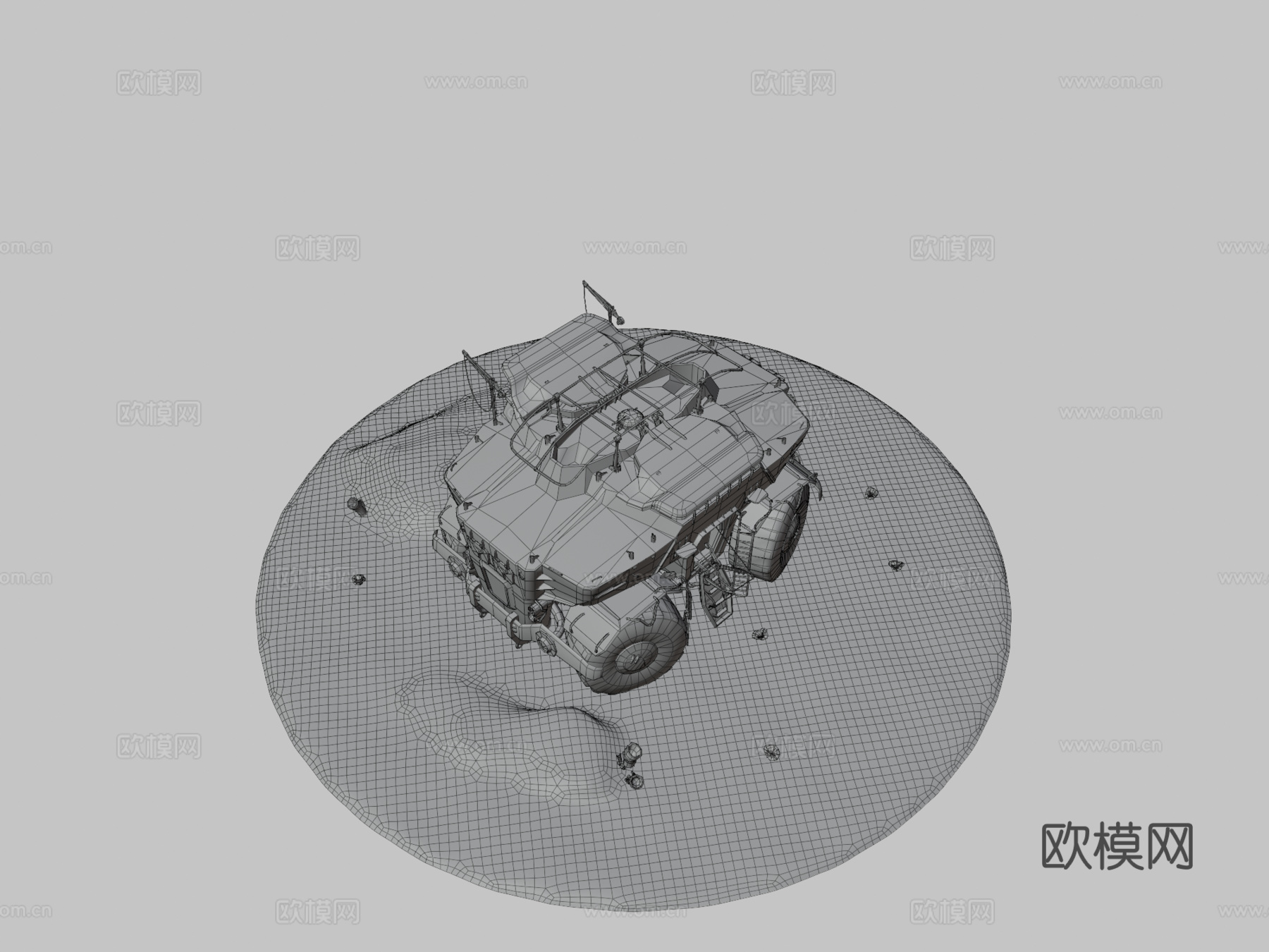 特鲁加重型勘探移动单元su模型