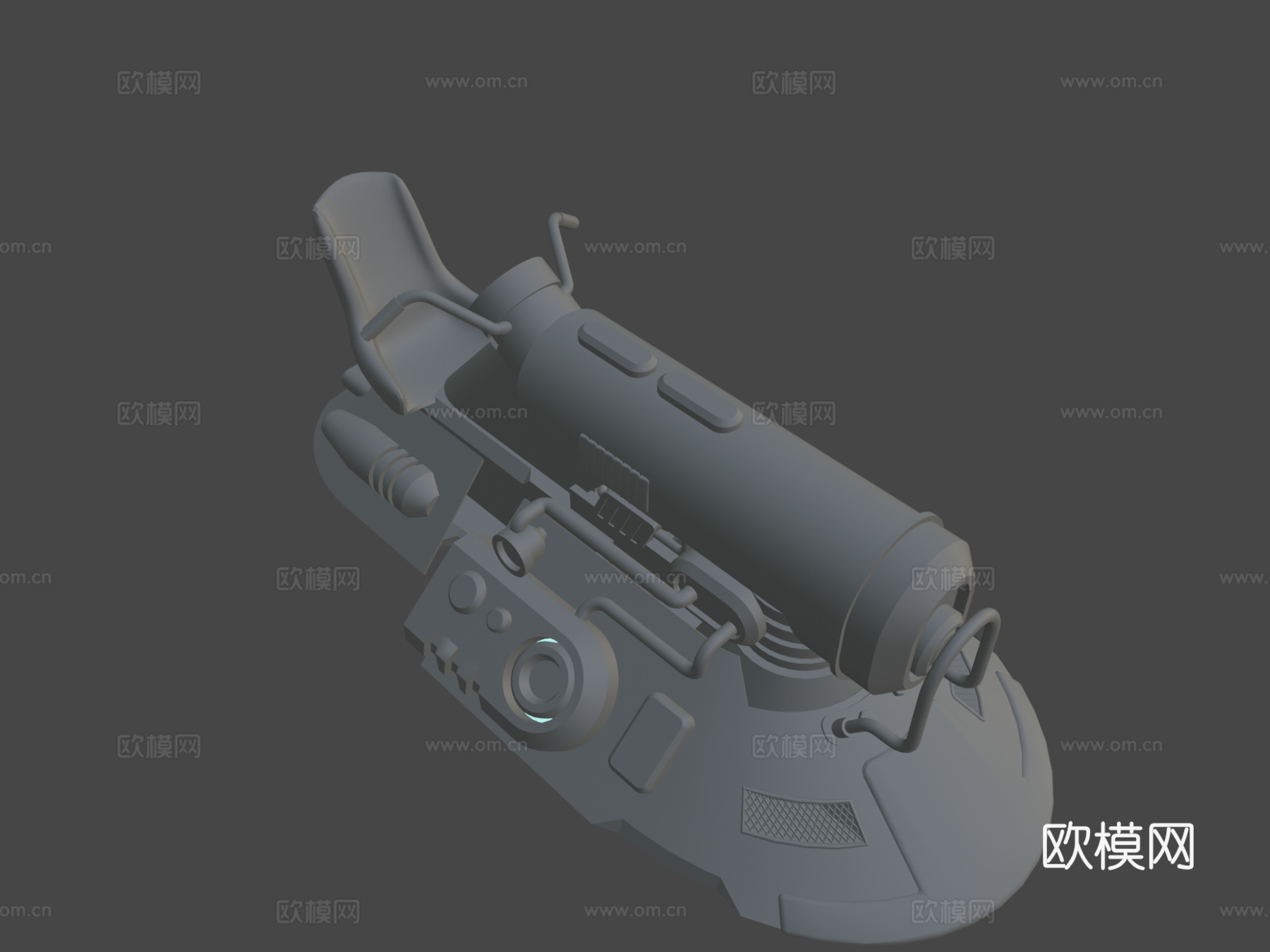 科幻悬浮摩托车05su模型