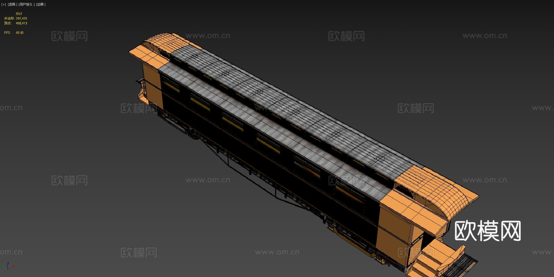 豪华维多利亚铁路车厢蒂赫林艺术工作室1su模型