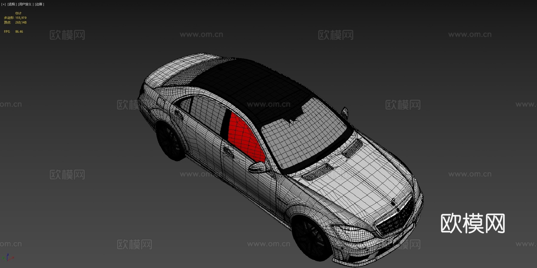 梅赛德斯-奔驰S65 AMG W221su模型