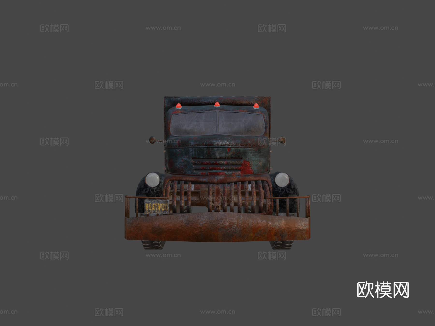 爬行者卡车su模型